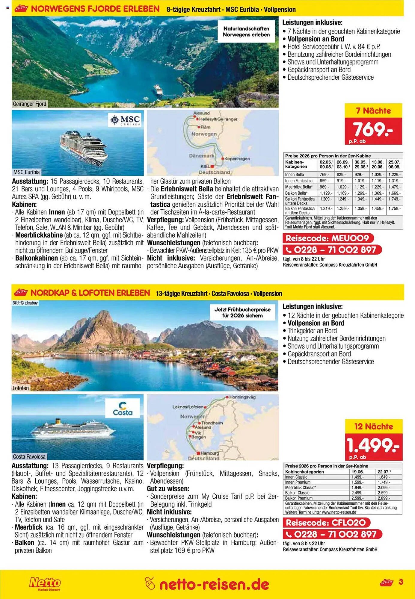Netto Reisen Prospekt (2025-09-29 - 2025-10-31) | 3