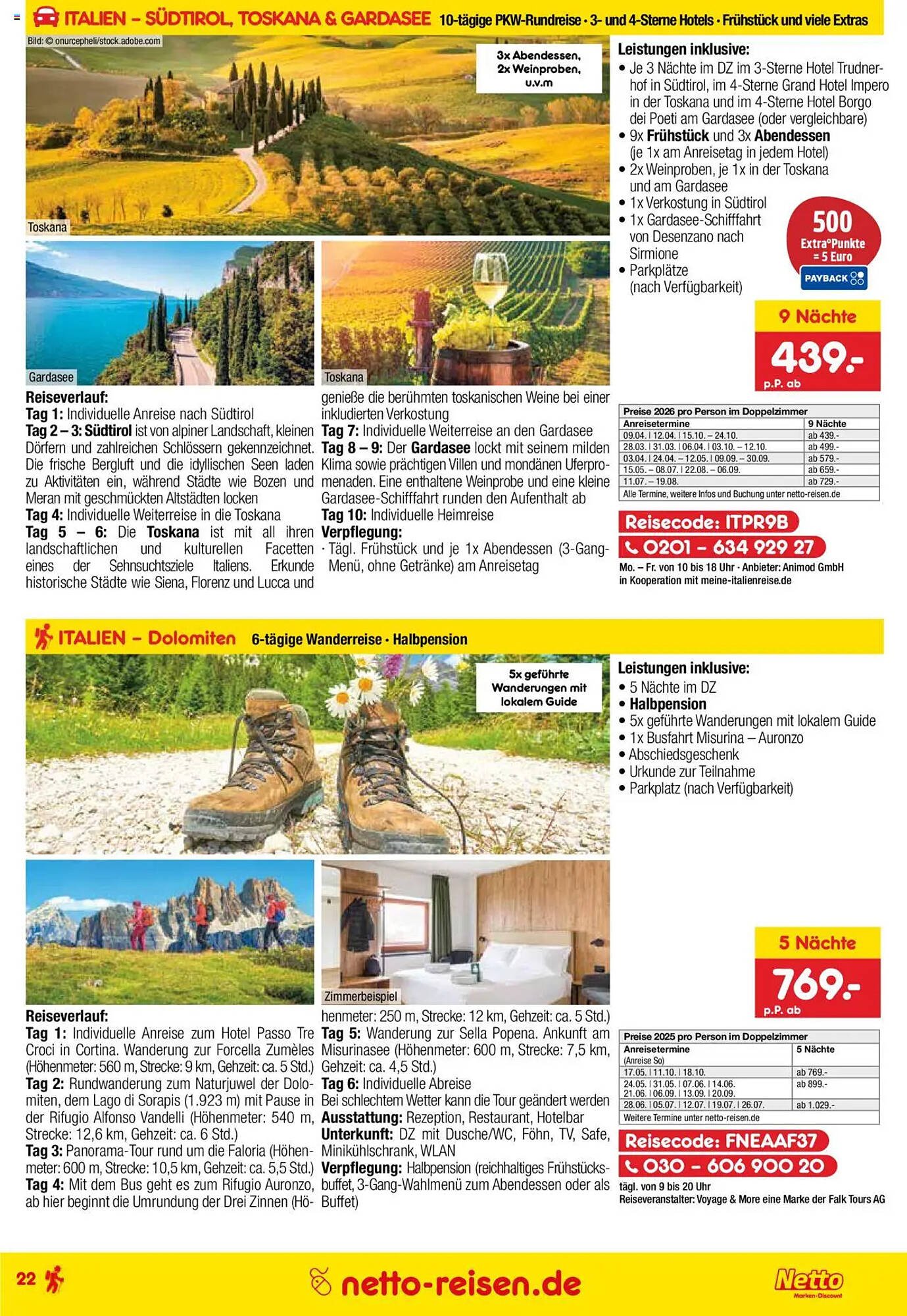 Netto Reisen Prospekt (2025-09-29 - 2025-10-31) | 22