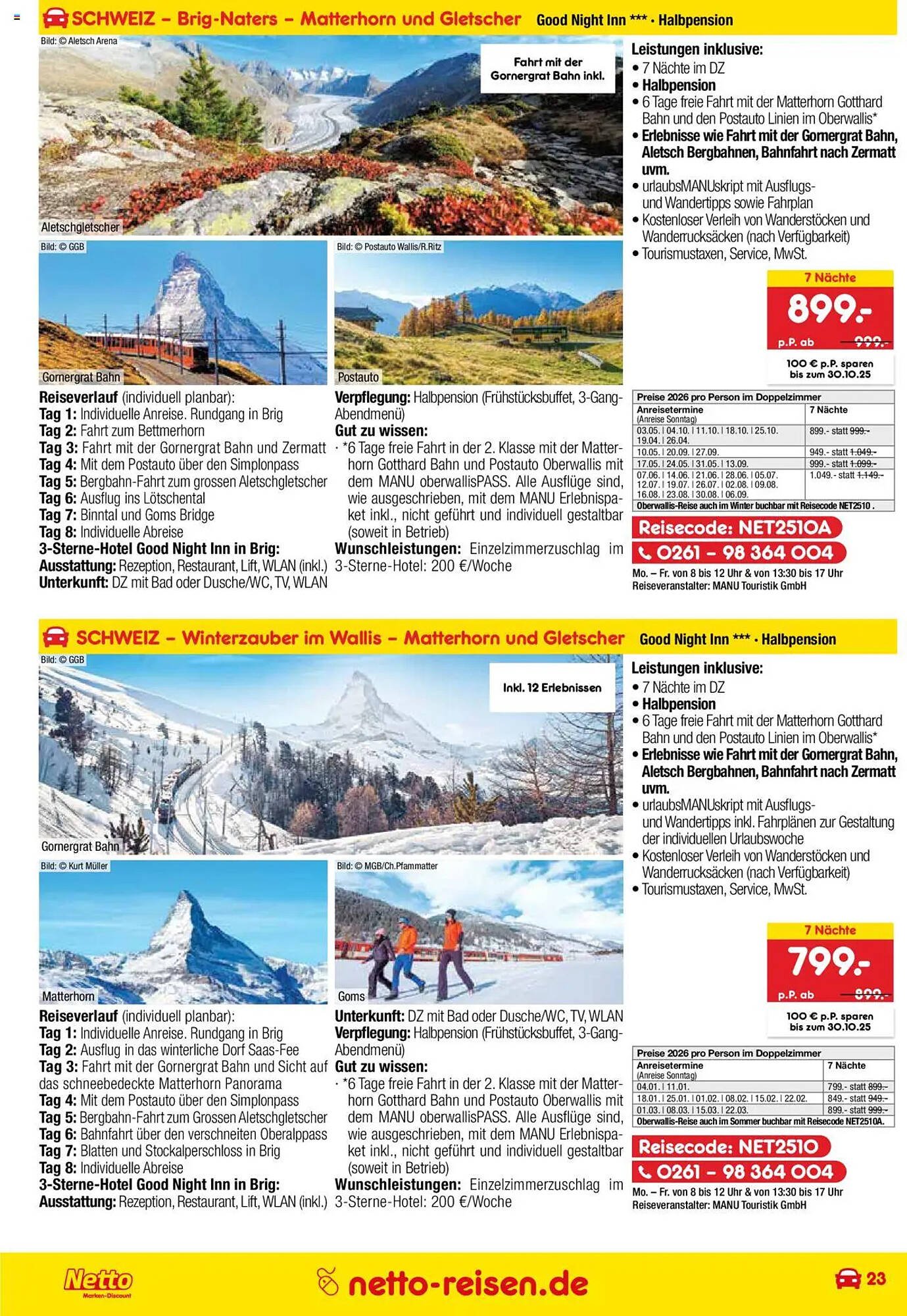 Netto Reisen Prospekt (2025-09-29 - 2025-10-31) | 23