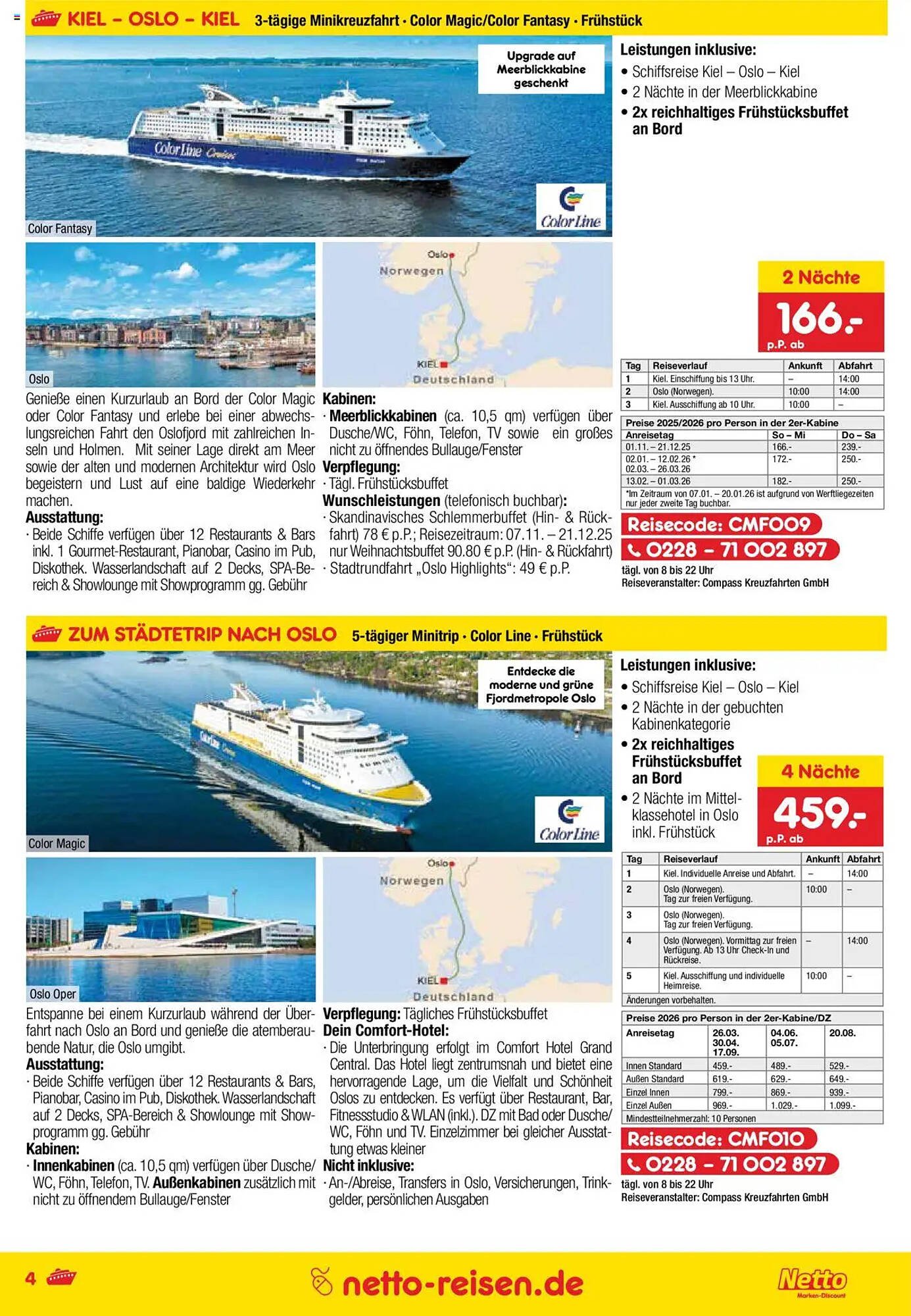 Netto Reisen Prospekt (2025-09-29 - 2025-10-31) | 4