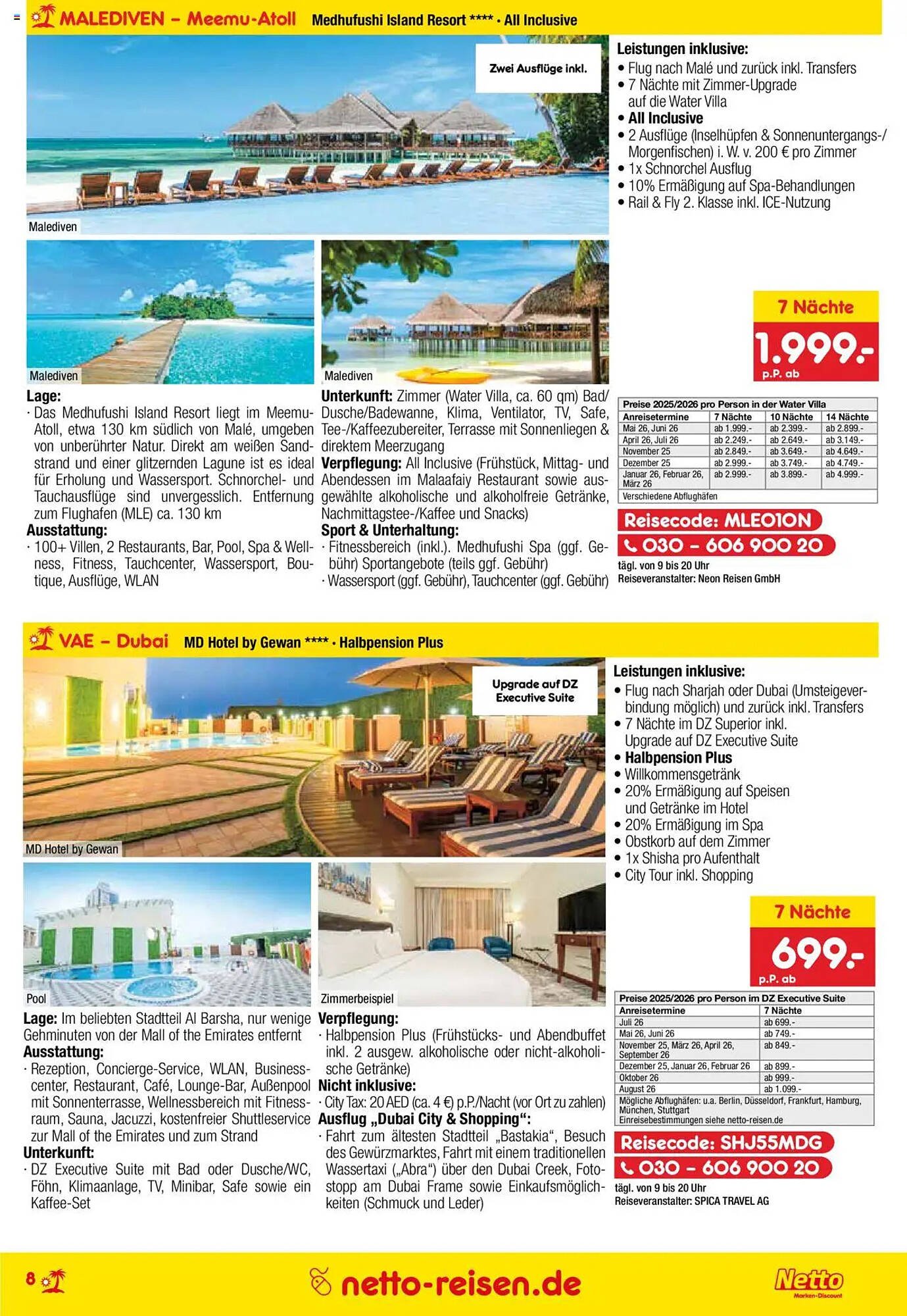 Netto Reisen Prospekt (2025-09-29 - 2025-10-31) | 8