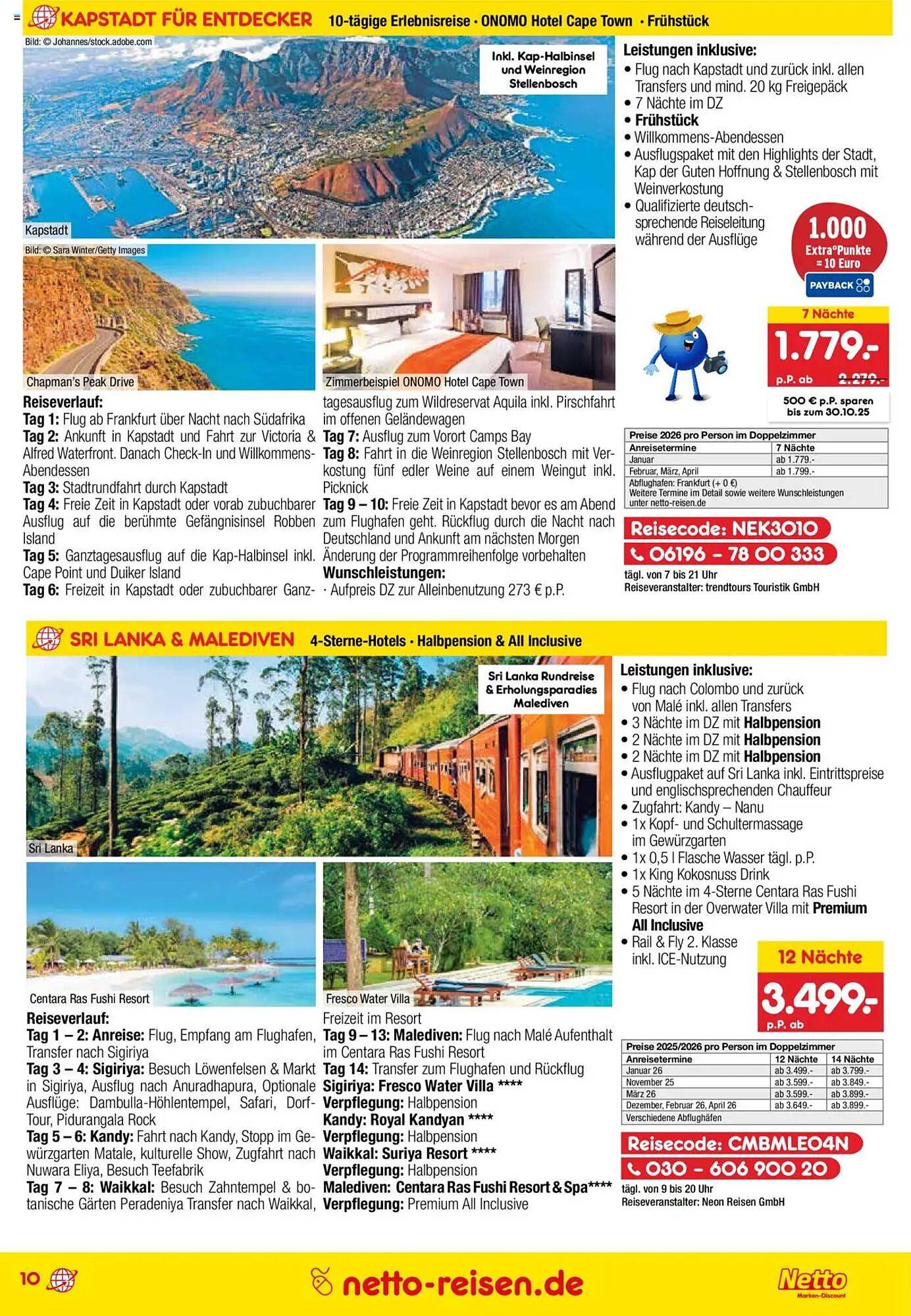 Netto Reisen Prospekt (2025-09-29 - 2025-10-31) | 10