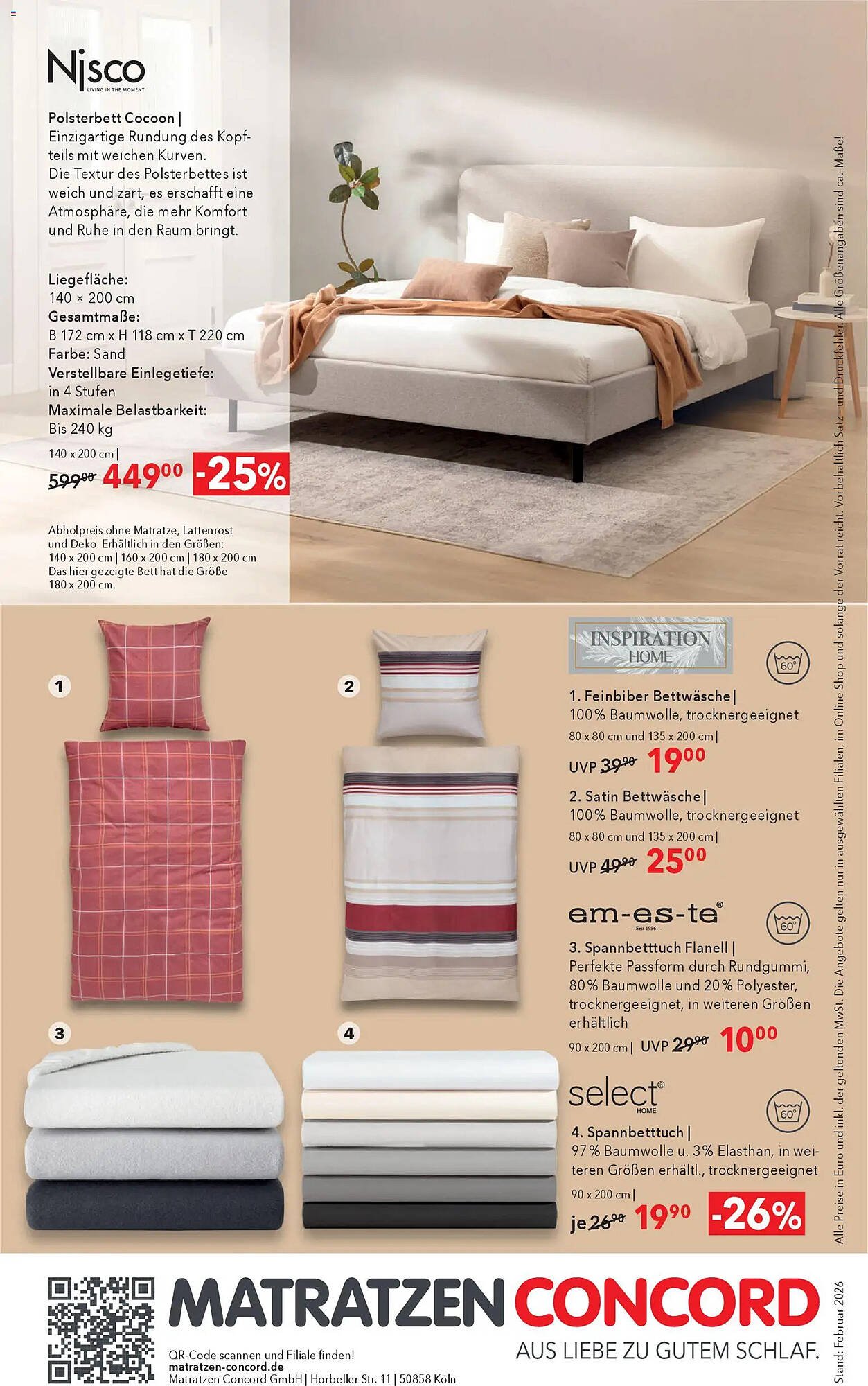 Matratzen Concord Prospekt