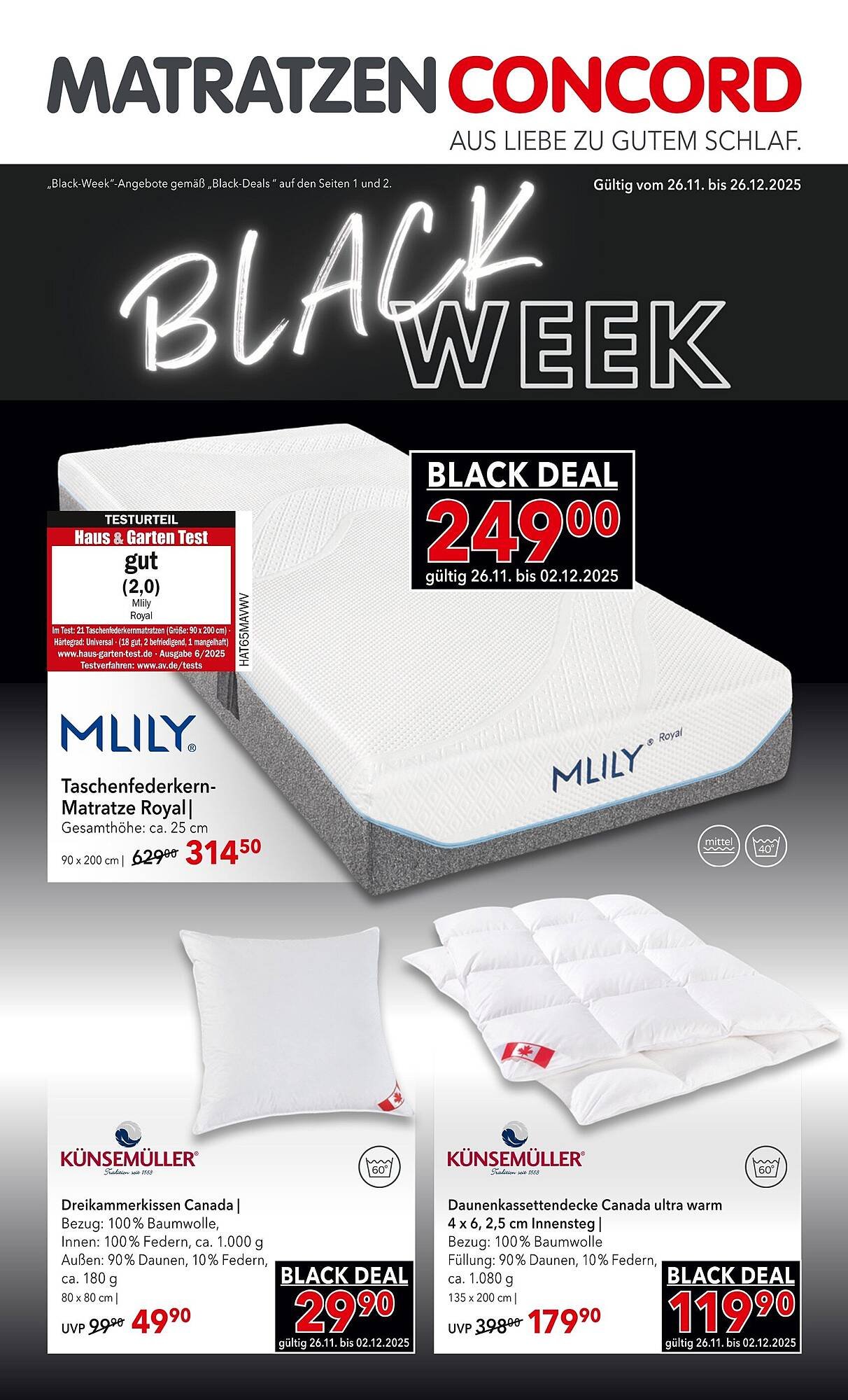 Matratzen Concord Prospekt