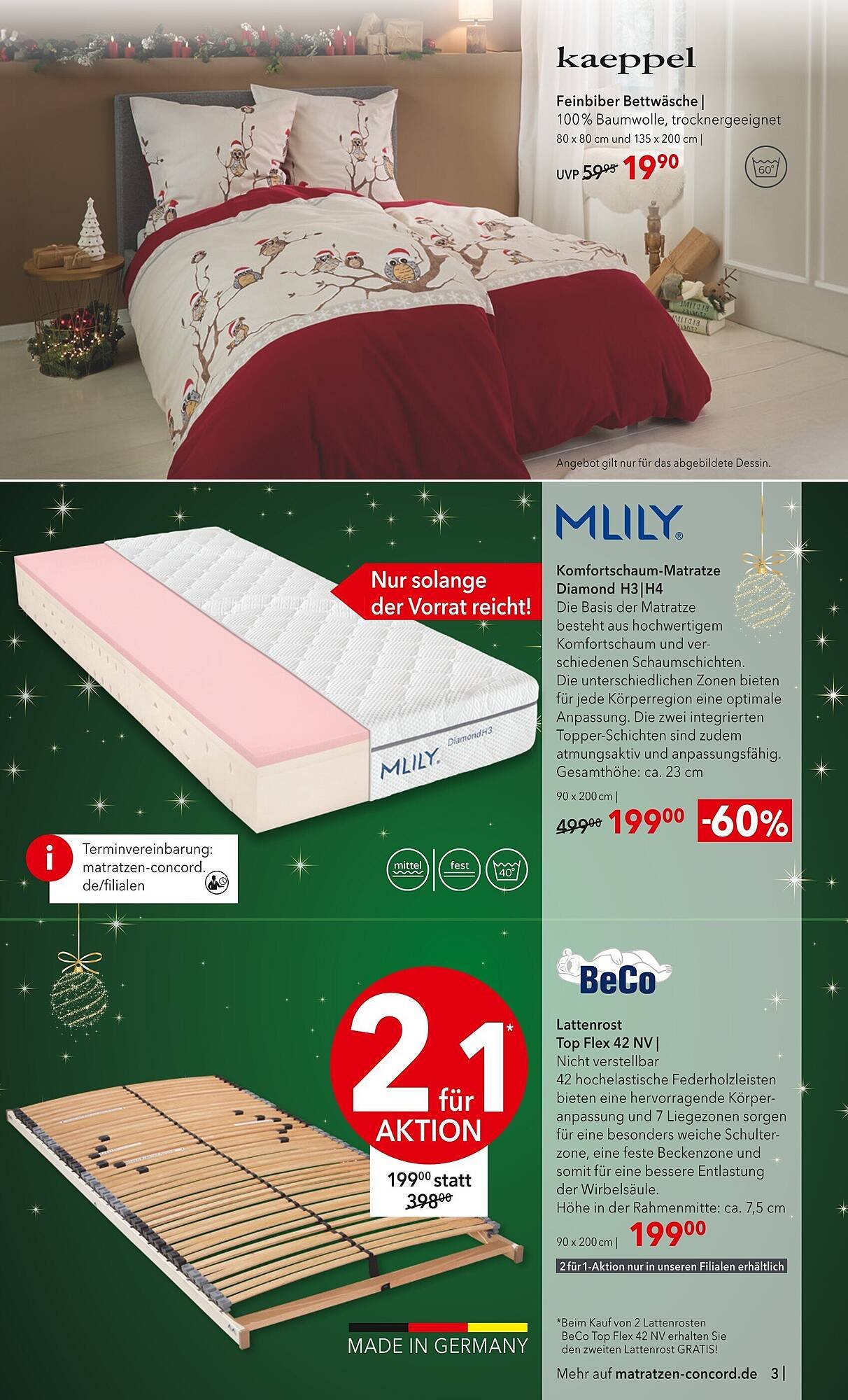 Matratzen Concord Prospekt
