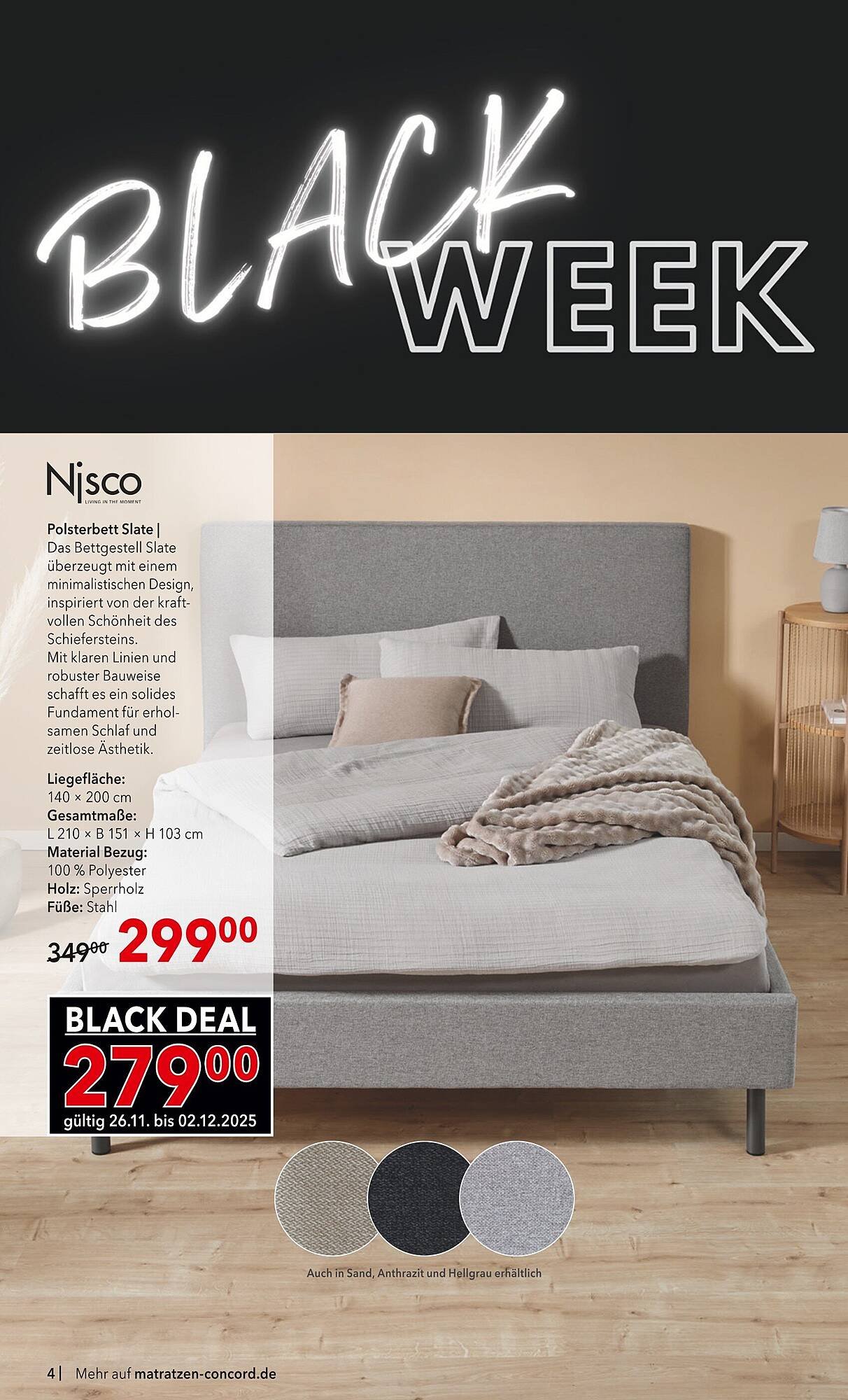 Matratzen Concord Prospekt
