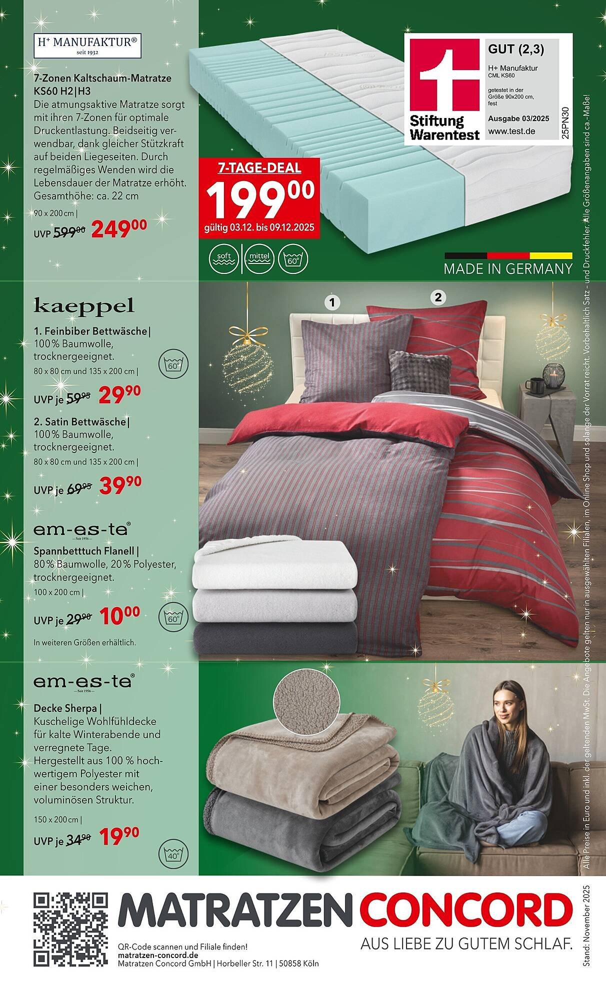 Matratzen Concord Prospekt