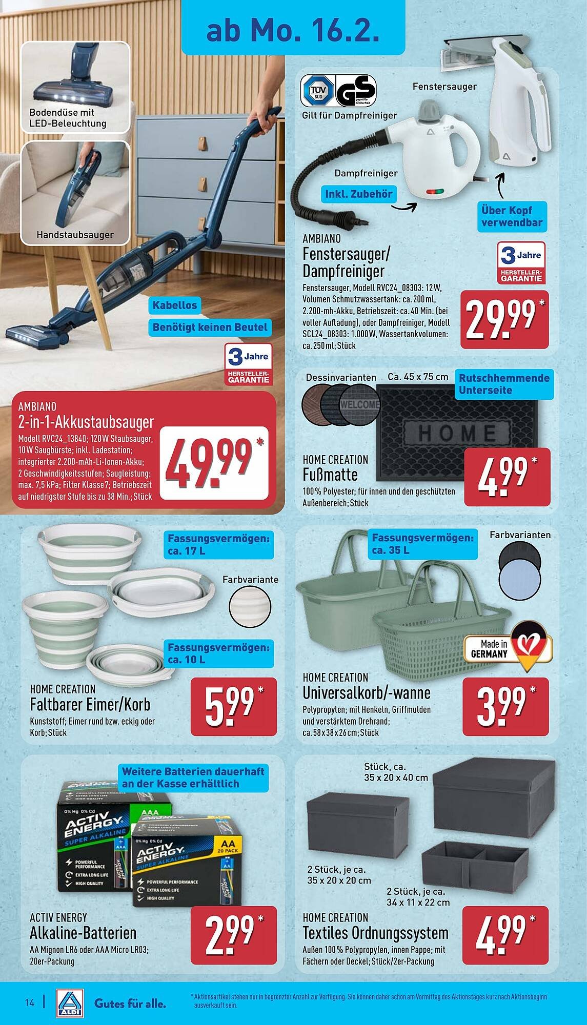 Aldi Nord Prospekt (2026-02-16 - 2026-02-21)