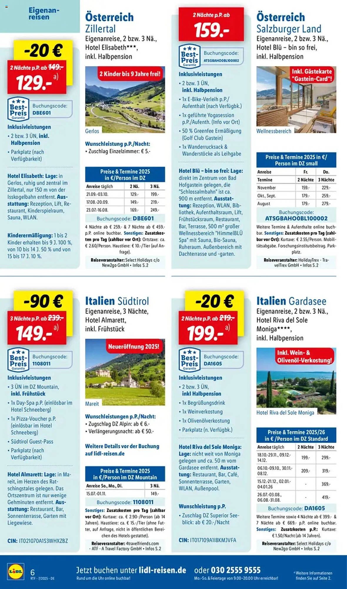 Lidl Reisen Prospekt (2025-07-11 - 2025-08-15) | 6