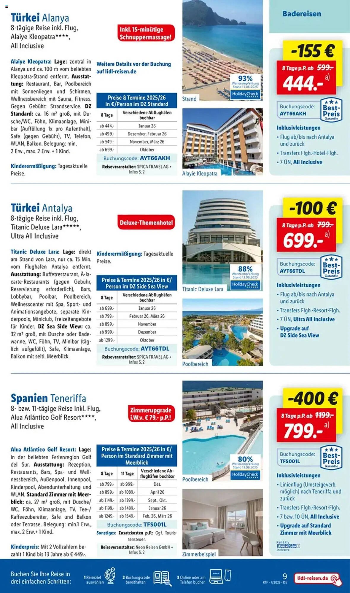 Lidl Reisen Prospekt (2025-07-11 - 2025-08-15) | 9