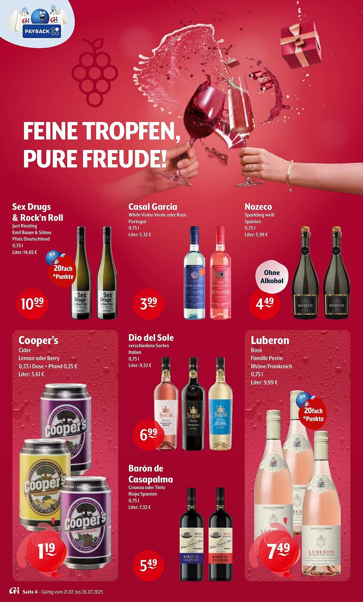 Trink und Spare Prospekt (2025-07-21 - 2025-07-26) | 4