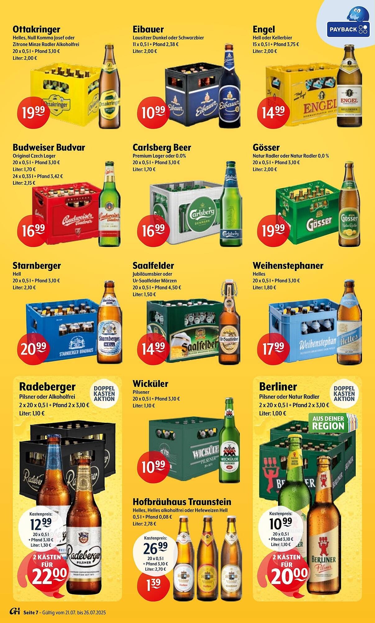 Trink und Spare Prospekt (2025-07-21 - 2025-07-26) | 7