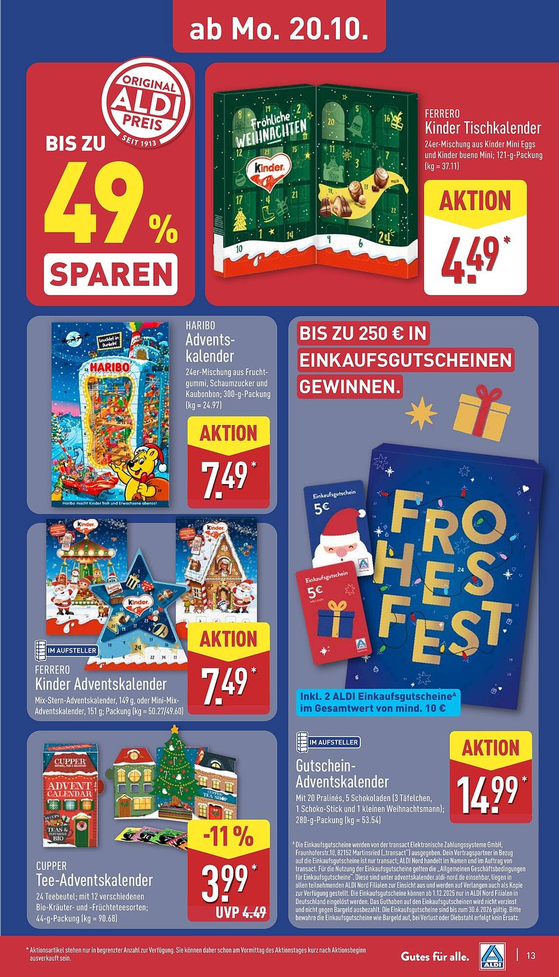 Aldi Nord Prospekt (2025-10-20 - 2025-10-26) | 13
