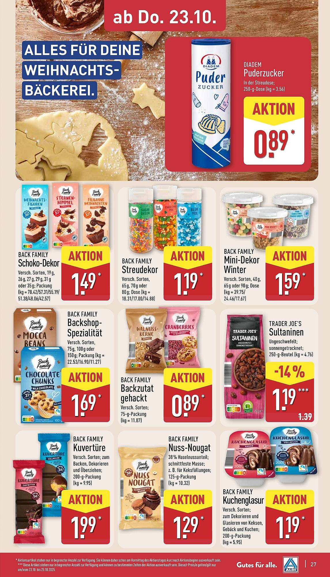 Aldi Nord Prospekt (2025-10-20 - 2025-10-26) | 27