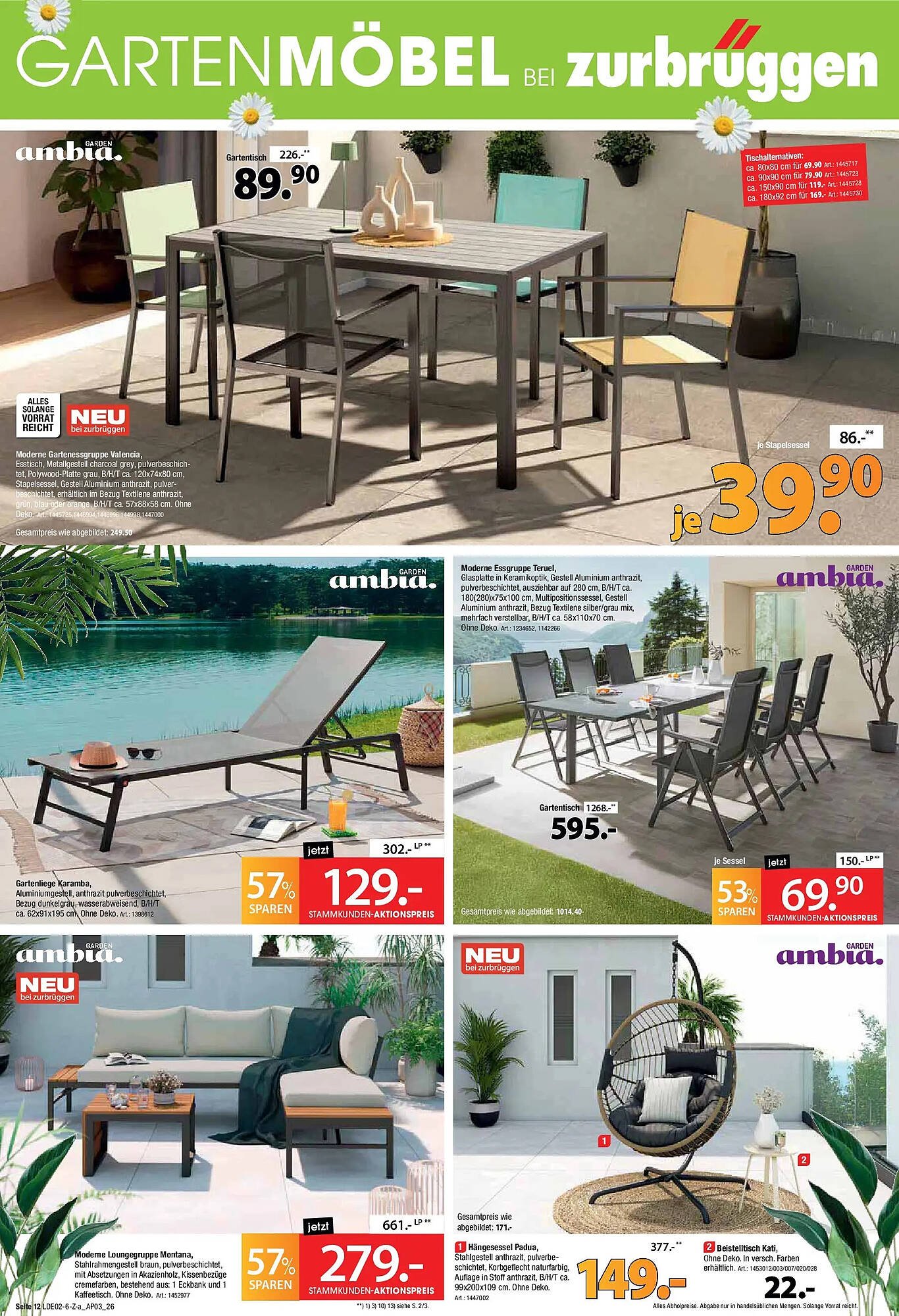 Zurbrüggen Prospekt