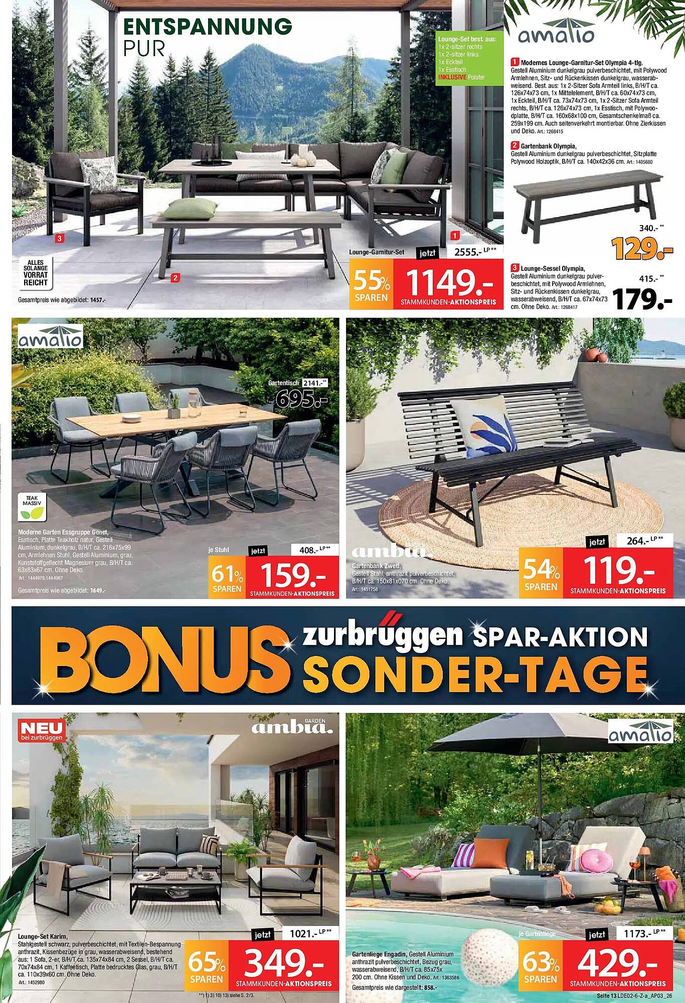 Zurbrüggen Prospekt