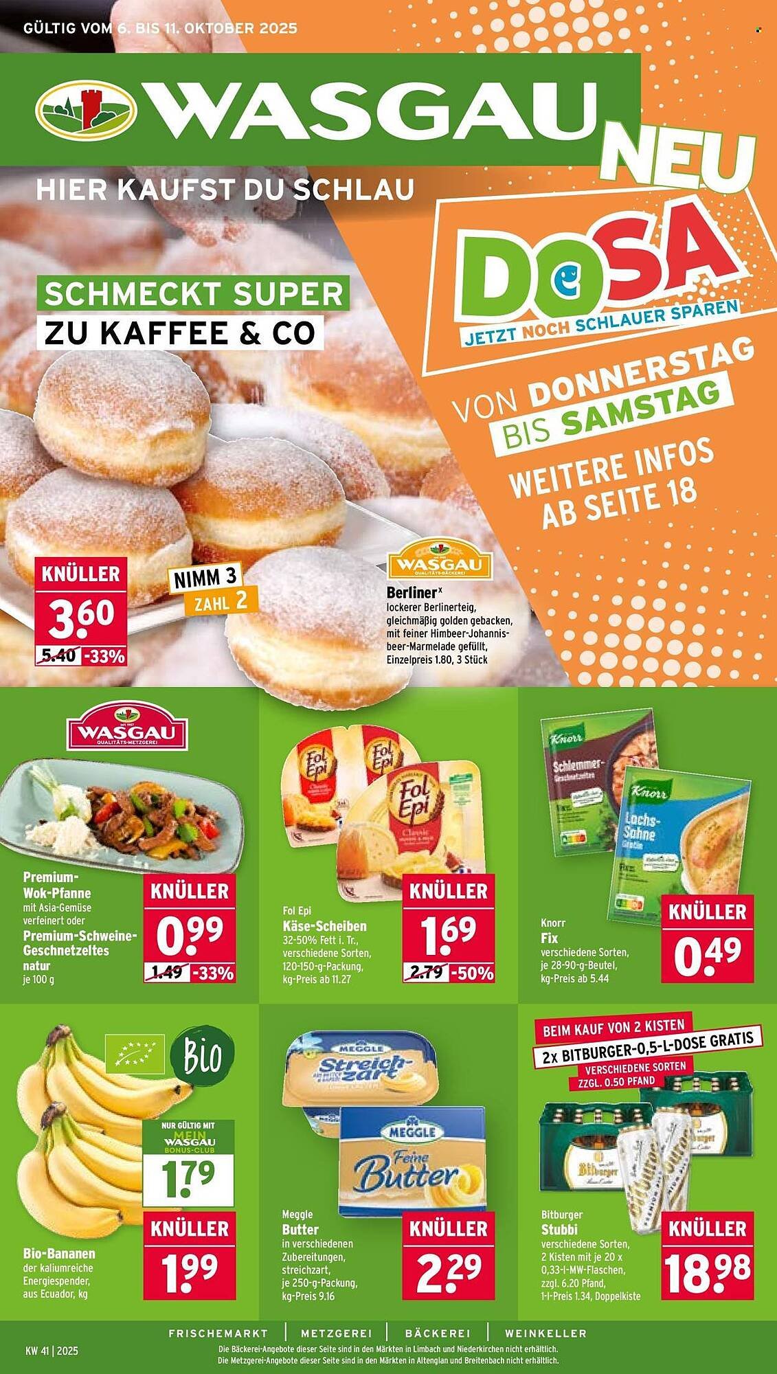 Wasgau Prospekt (2025-10-06 - 2025-10-11) | 1