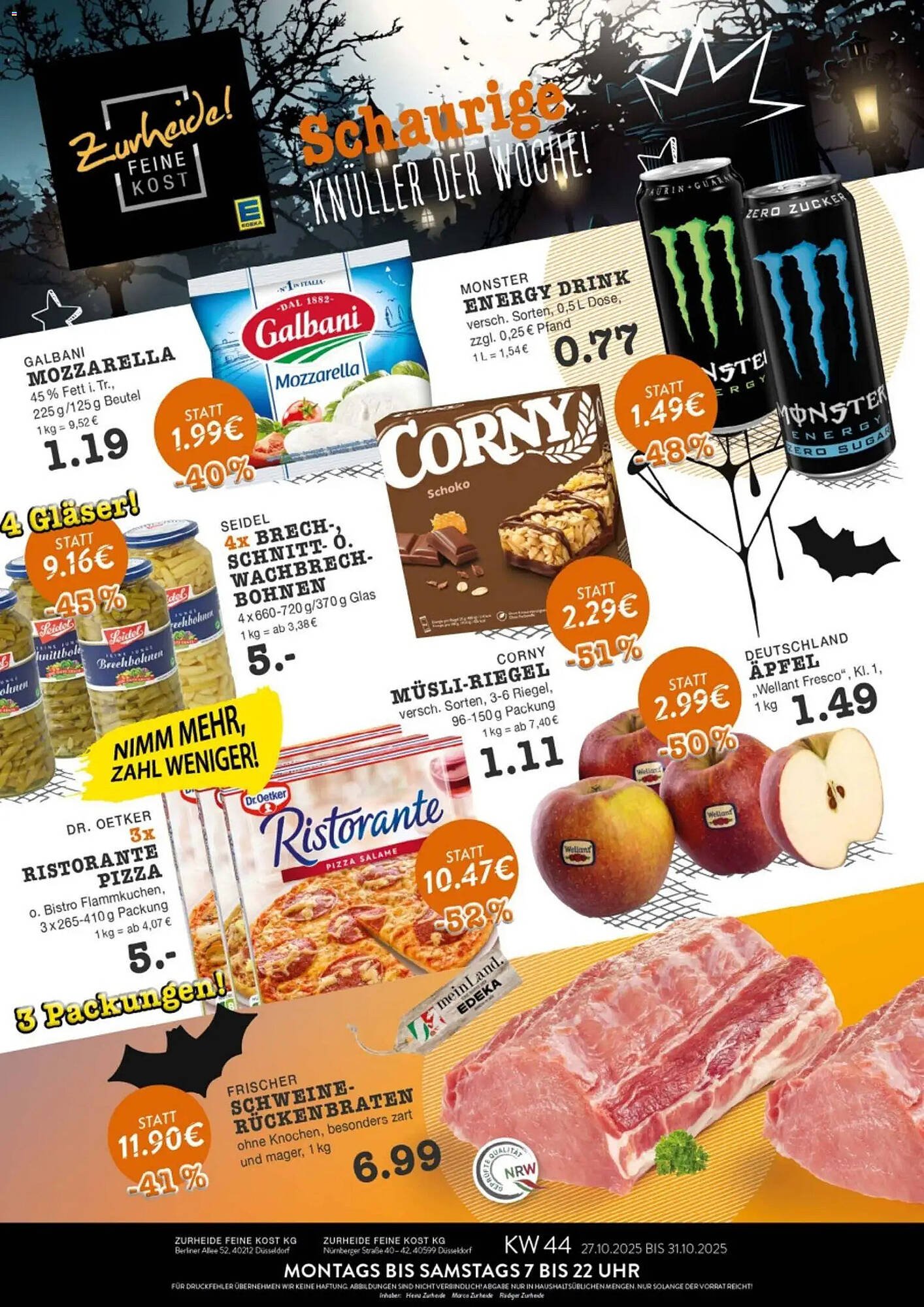 Edeka Zurheide Prospekt (2025-10-27 - 2025-10-31)