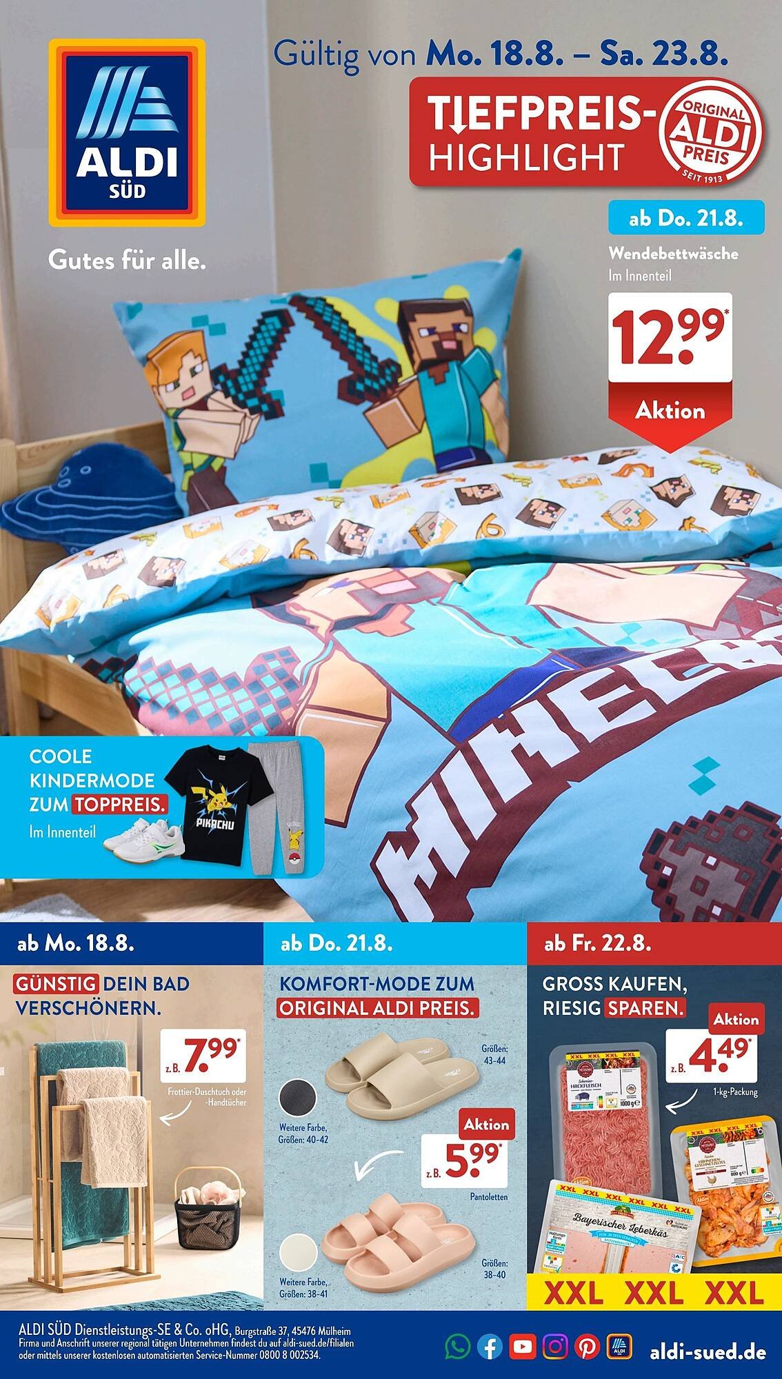 Aldi Süd Prospekt (2025-08-18 - 2025-08-24) | 1