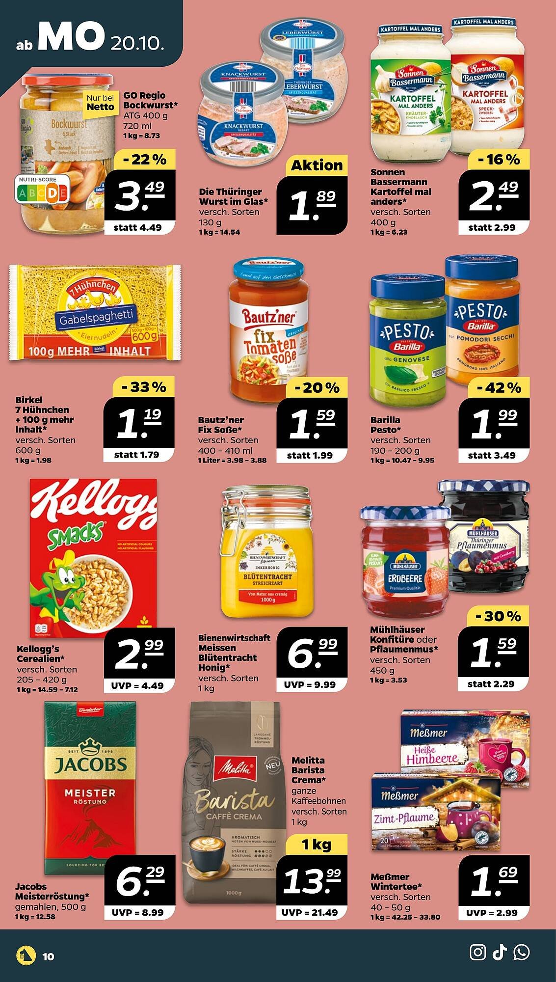 NETTO Prospekt (2025-10-20 - 2025-10-25) | 10