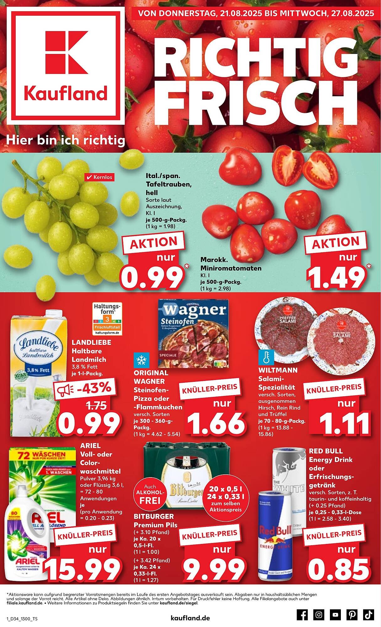 Kaufland Prospekt (2025-08-18 - 2025-08-23) | 1