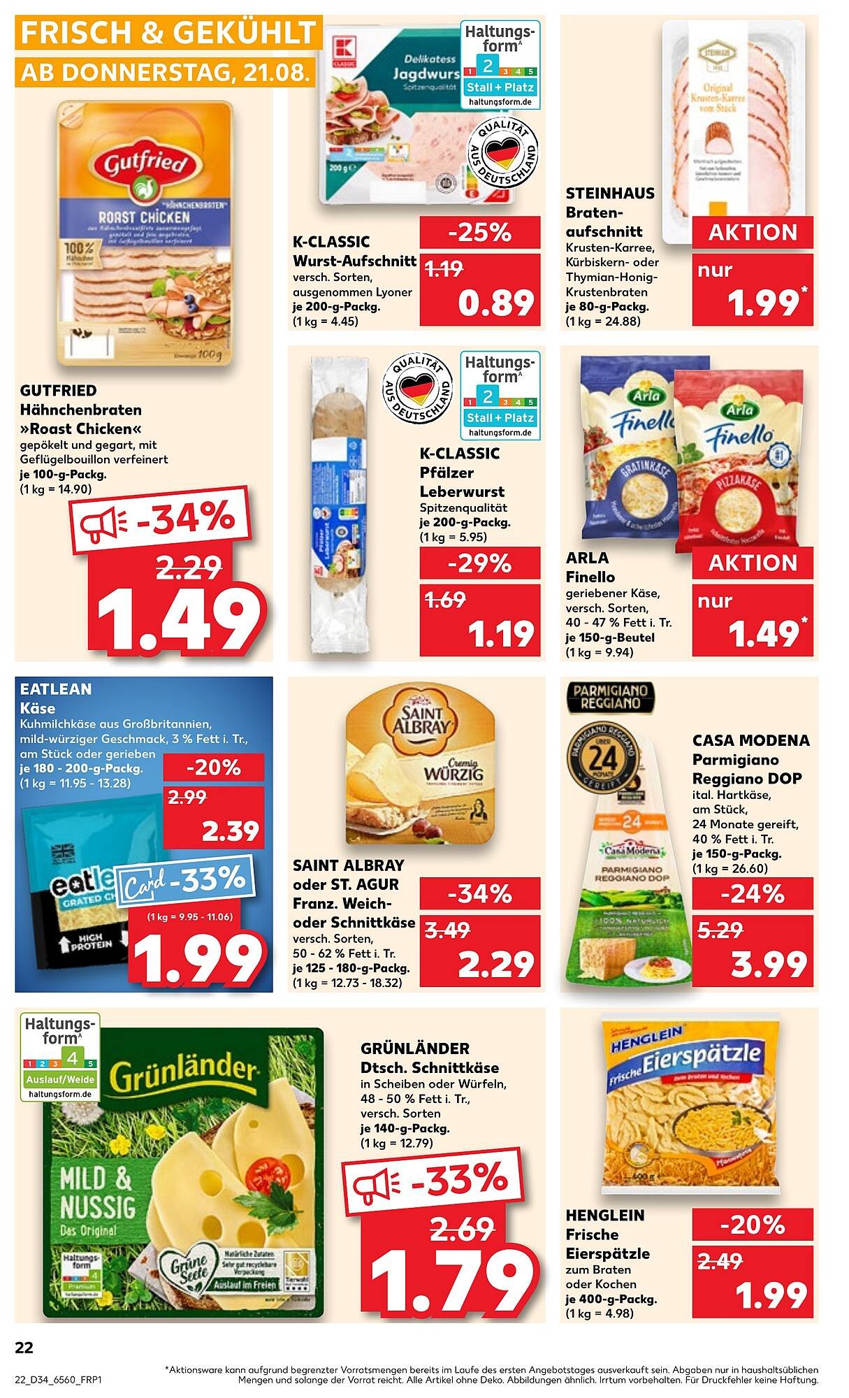 Kaufland Prospekt (2025-08-18 - 2025-08-23) | 22