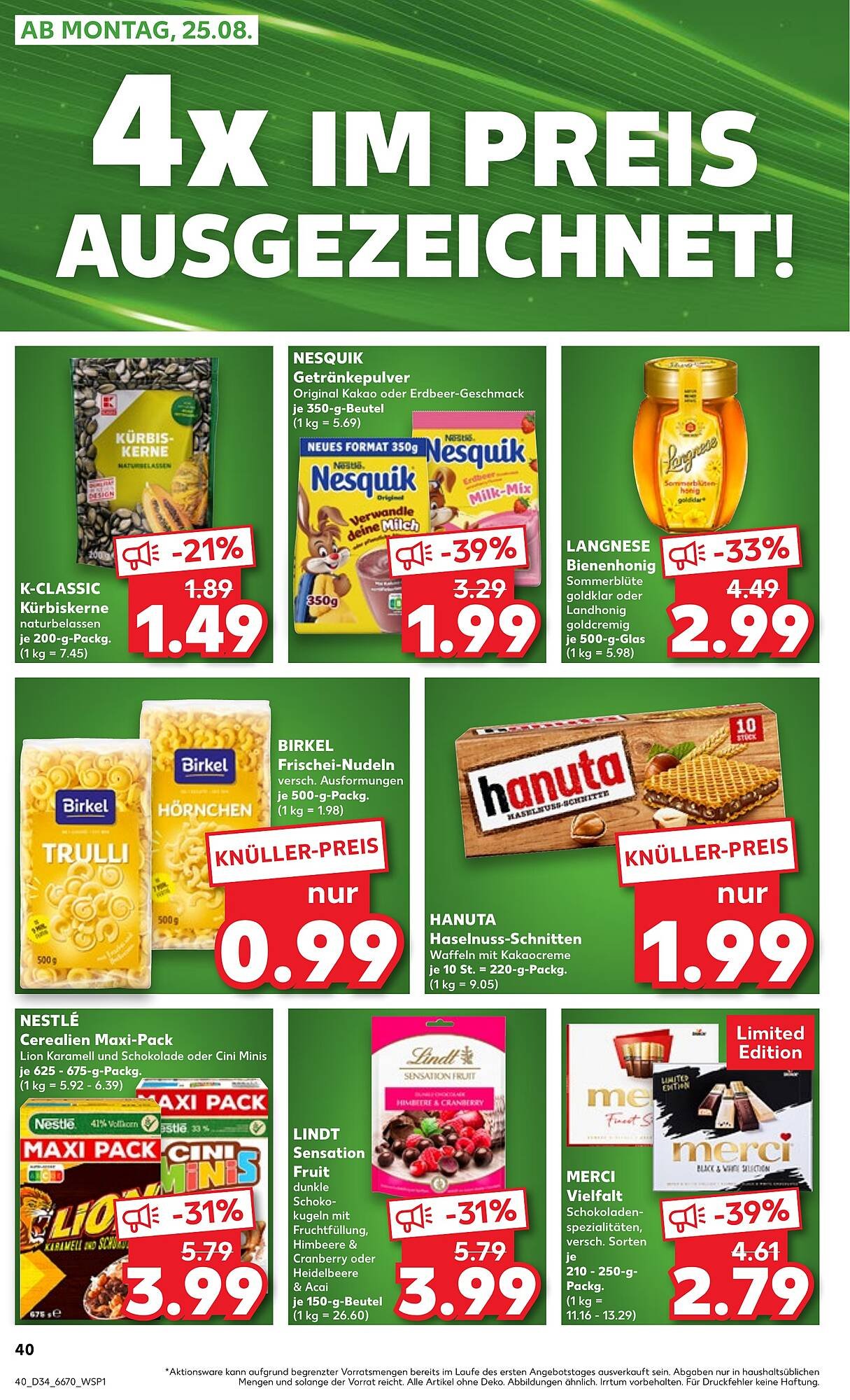 Kaufland Prospekt (2025-08-18 - 2025-08-23) | 40