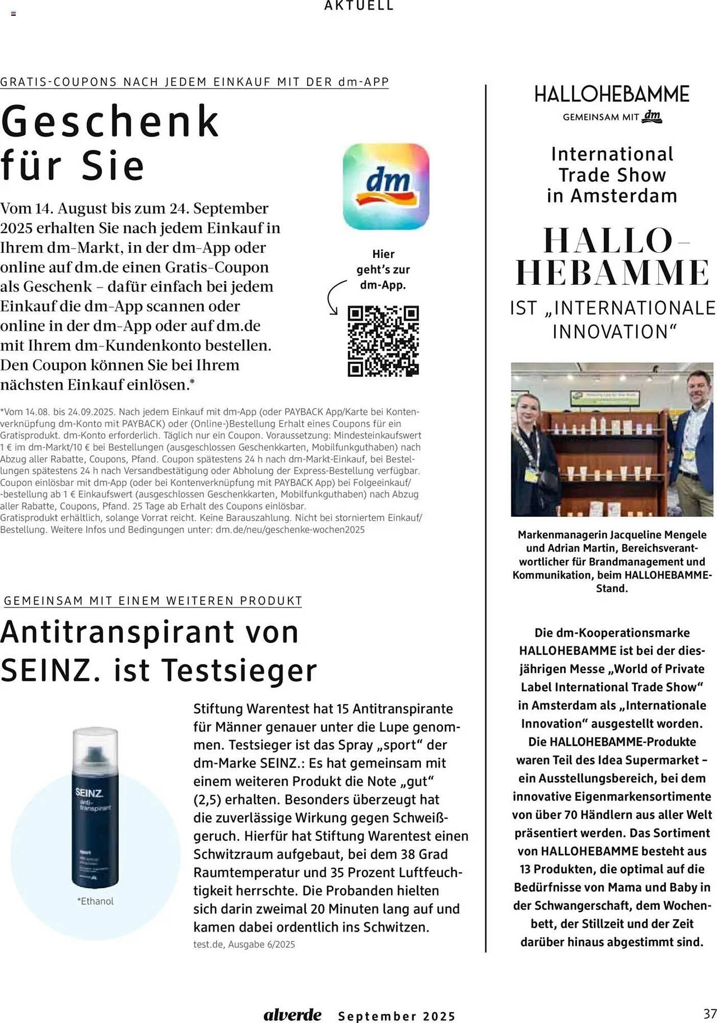 Dm drogerie Magazin (2025-09-01 - 2025-09-30) | 37