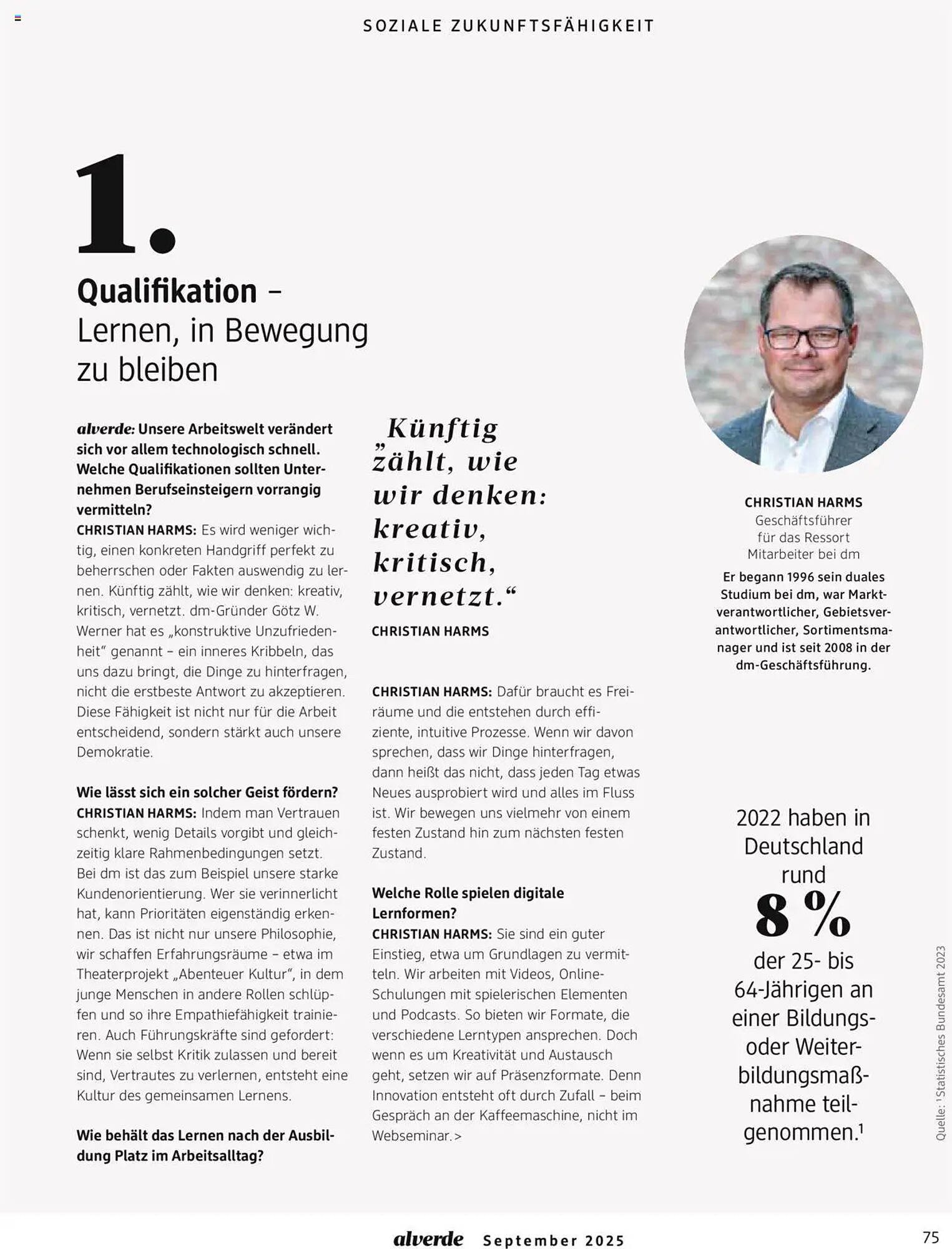 Dm drogerie Magazin (2025-09-01 - 2025-09-30) | 75