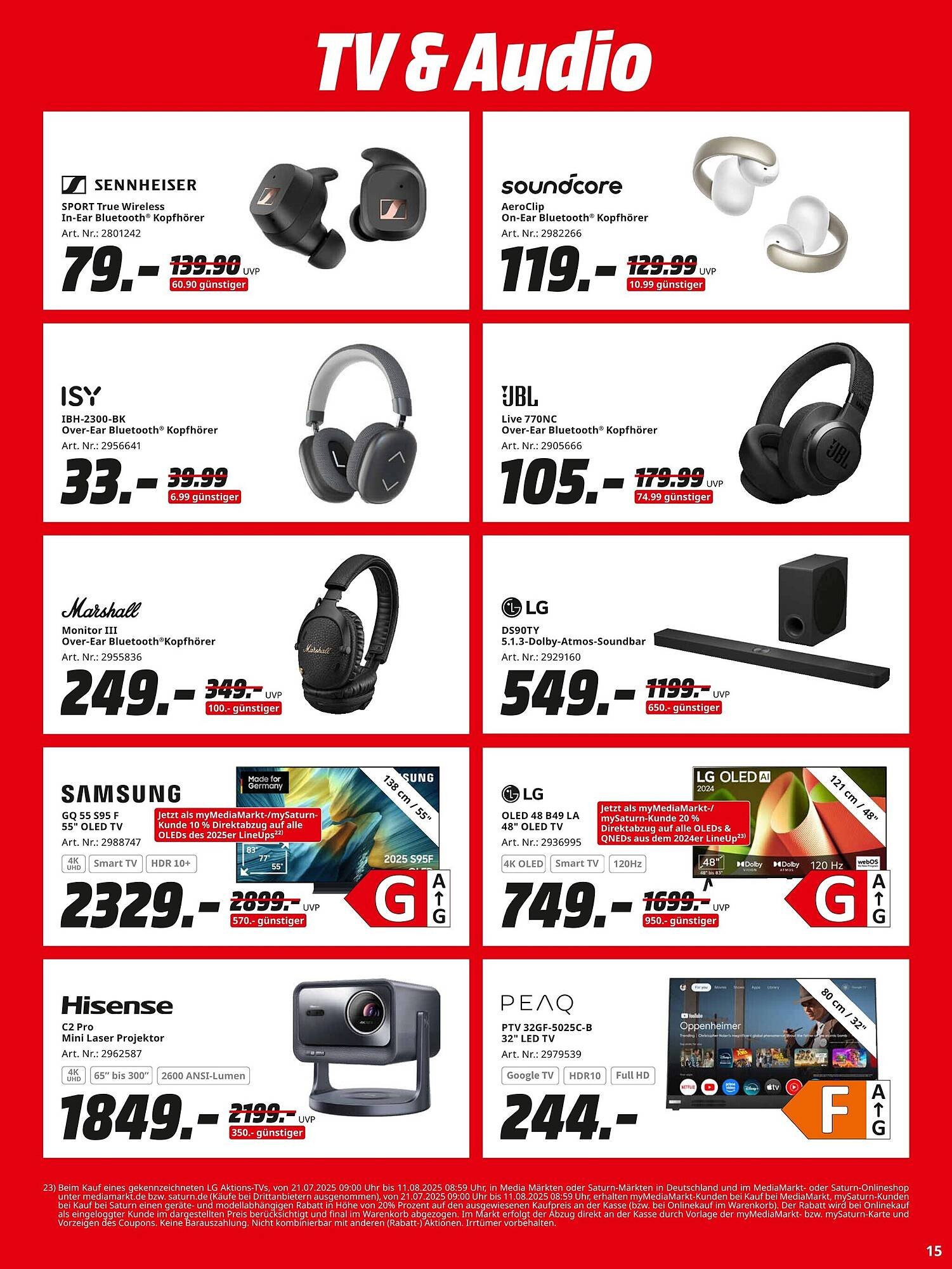 MediaMarkt Prospekt (2025-07-21 - 2025-08-09) | 15