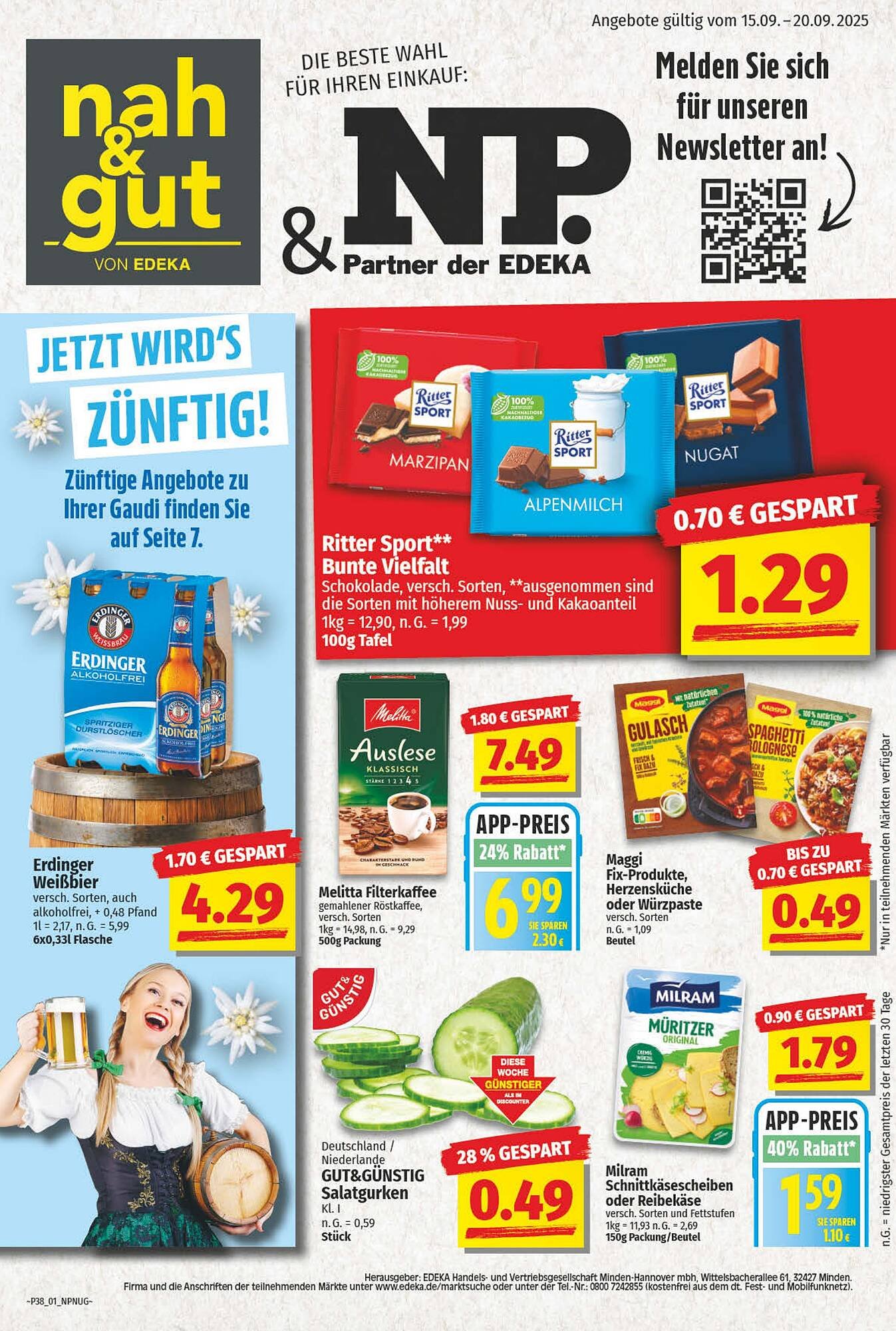 NP Discount Prospekt (2025-09-15 - 2025-09-20) | 1