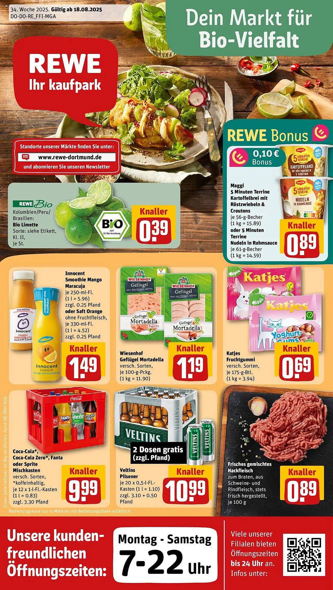 REWE Kaufpark Prospekt (2025-08-18 - 2025-08-24) | 1