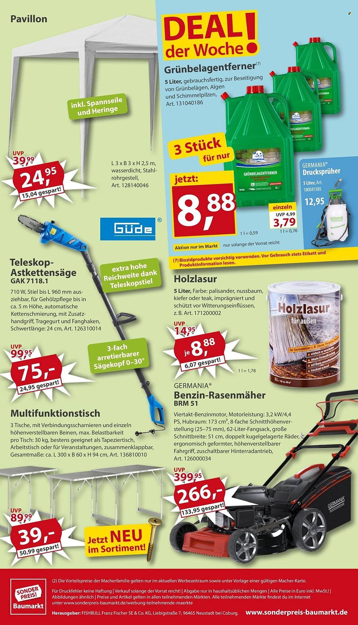 Sonderpreis Baumarkt Prospekt