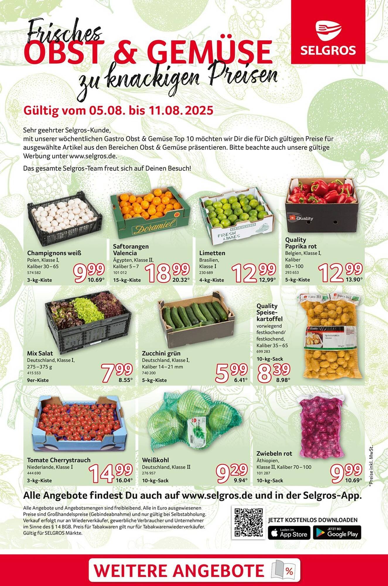 Selgros Prospekt (2025-08-05 - 2025-08-11) | 1