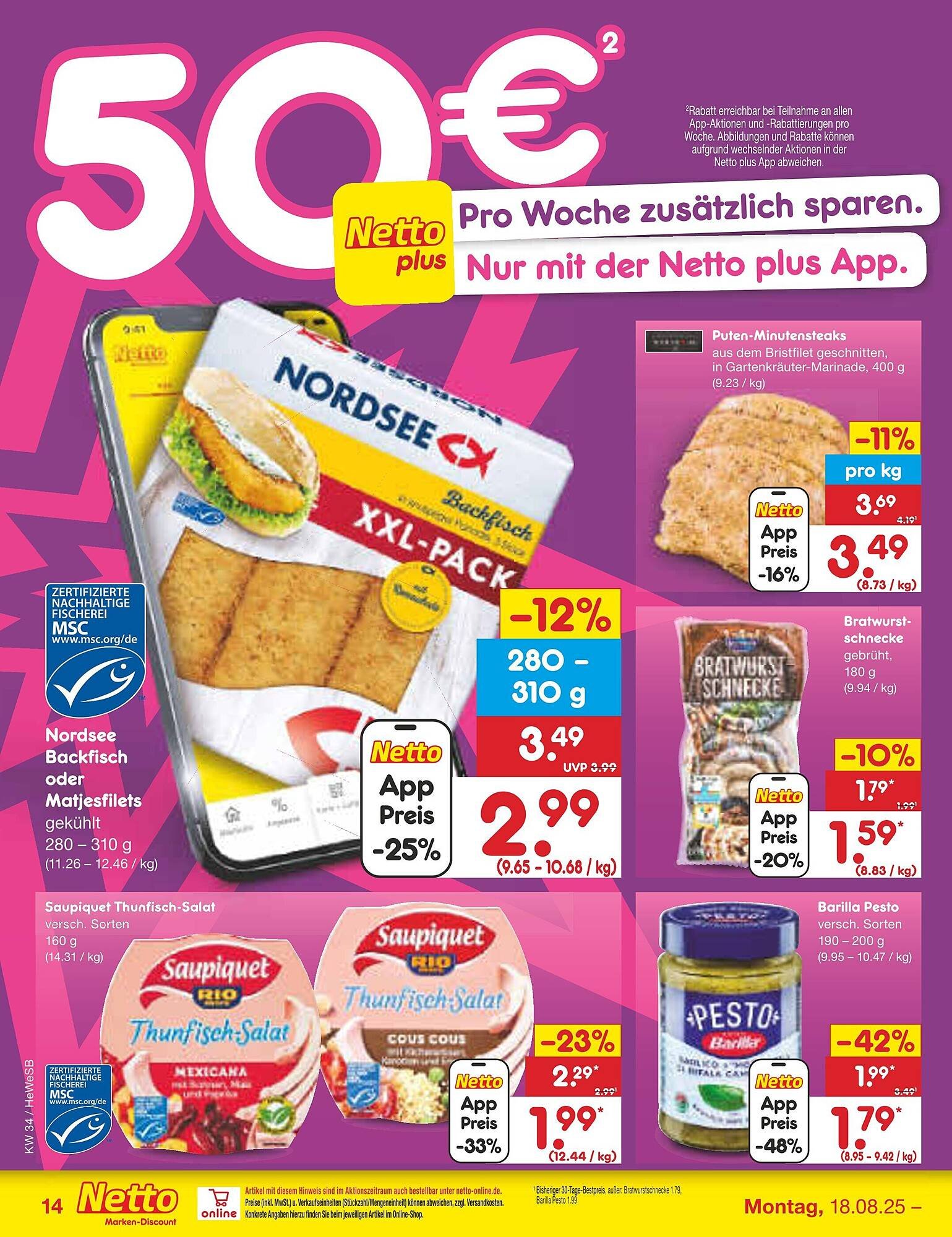 Netto Marken-Discount Prospekt (2025-08-18 - 2025-08-23)