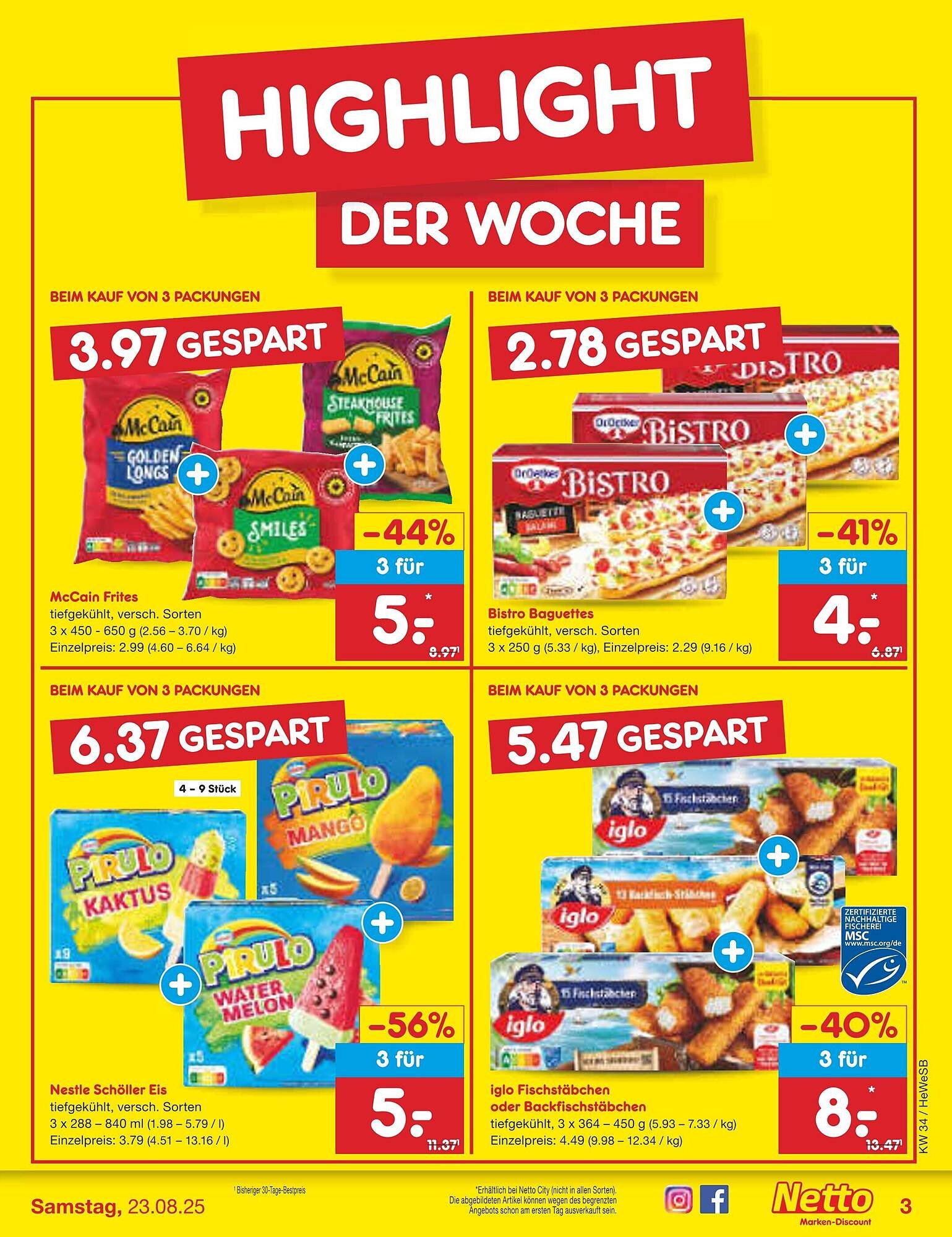 Netto Marken-Discount Prospekt (2025-08-18 - 2025-08-23) | 3