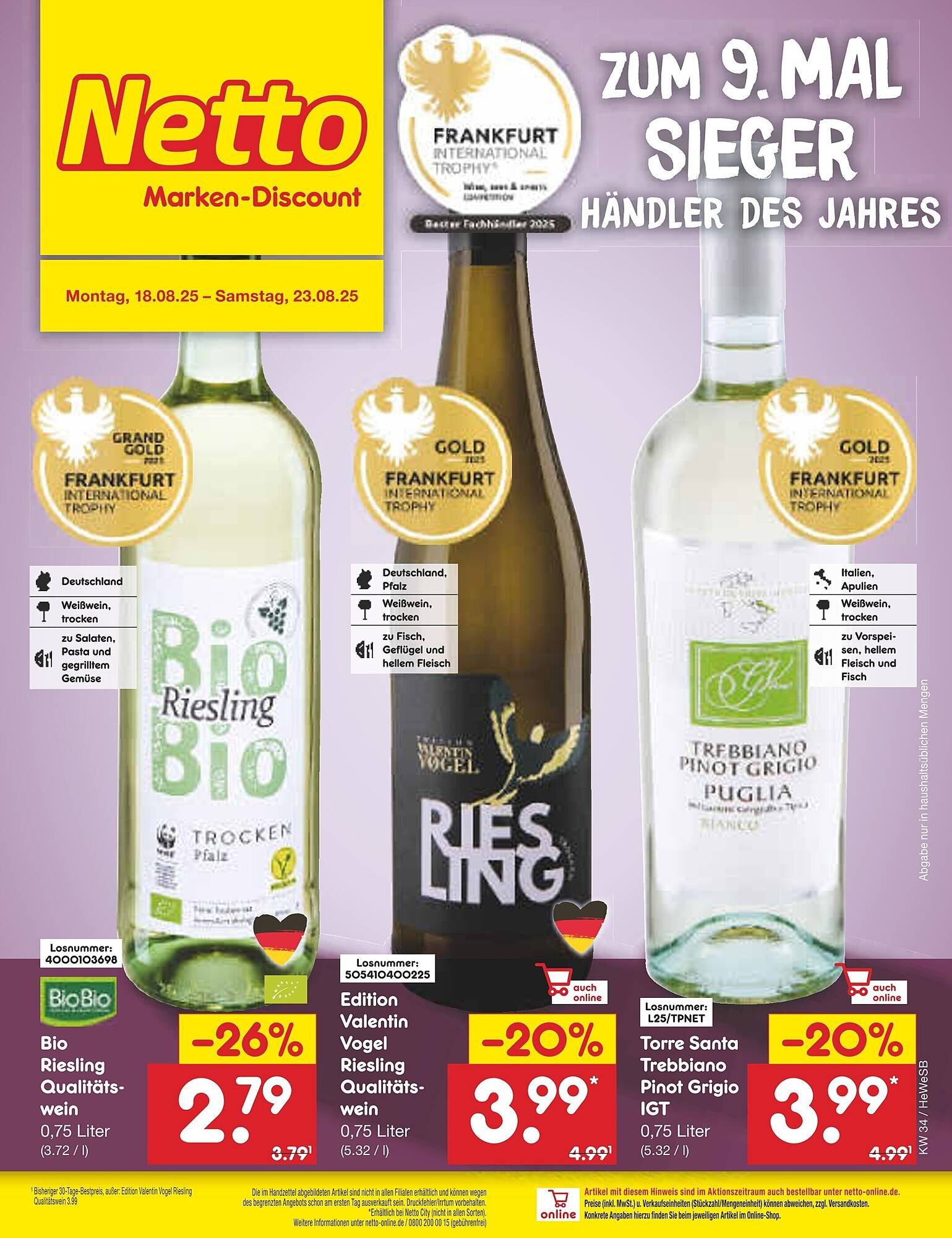 Netto Marken-Discount Prospekt (2025-08-18 - 2025-08-23)