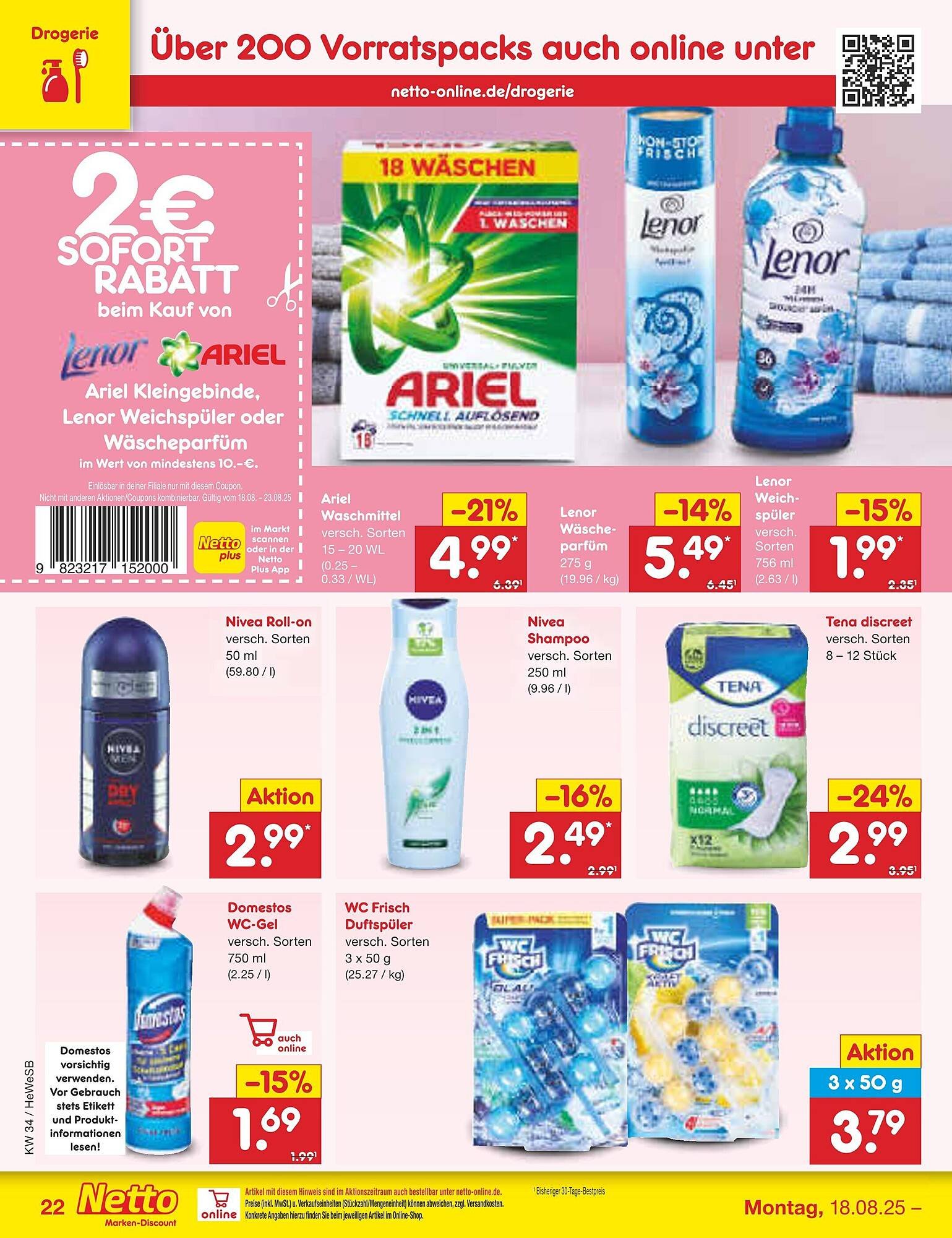 Netto Marken-Discount Prospekt (2025-08-18 - 2025-08-23)