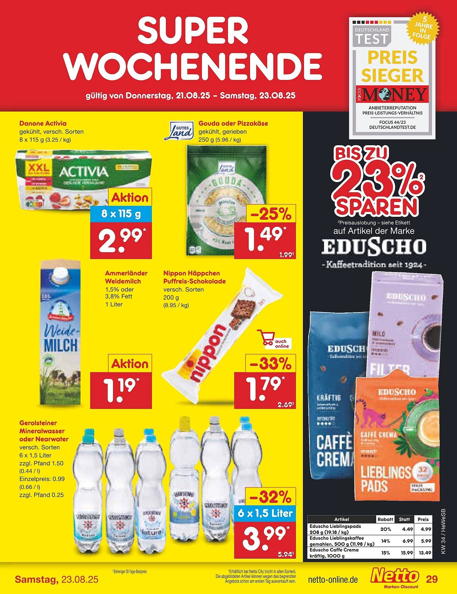 Netto Marken-Discount Prospekt (2025-08-18 - 2025-08-23)