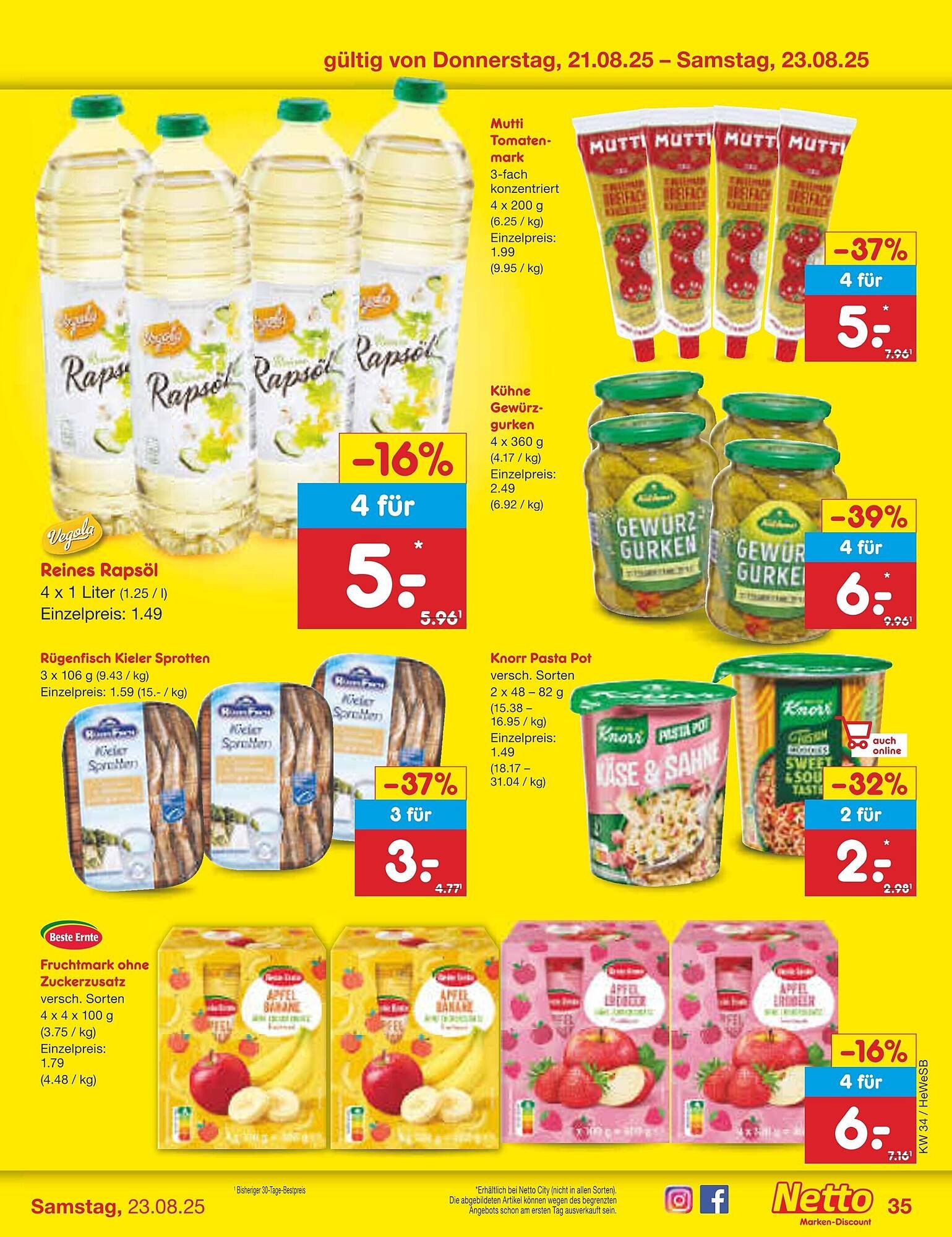 Netto Marken-Discount Prospekt (2025-08-18 - 2025-08-23) | 59