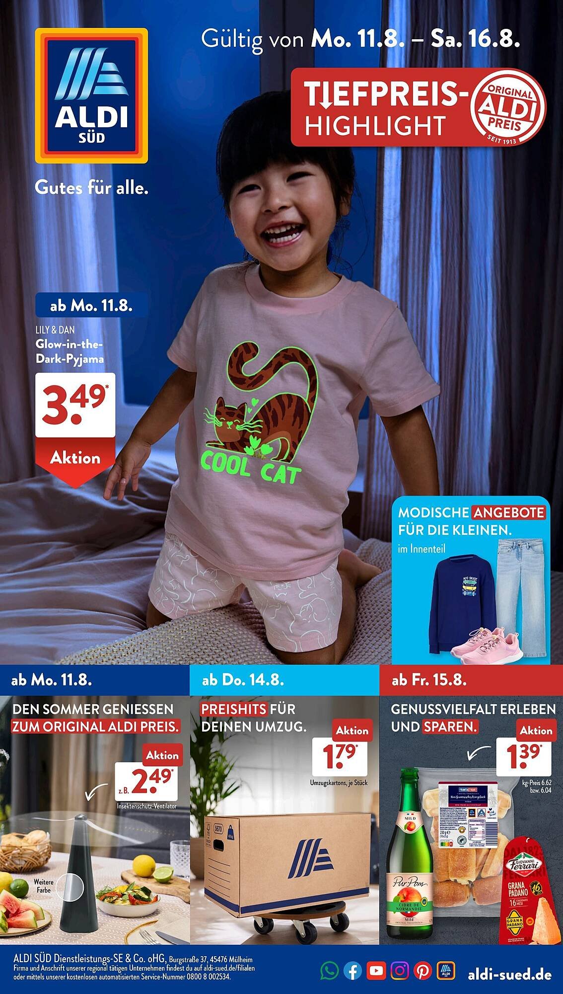 Aldi Süd Prospekt (2025-08-11 - 2025-08-17) | 1