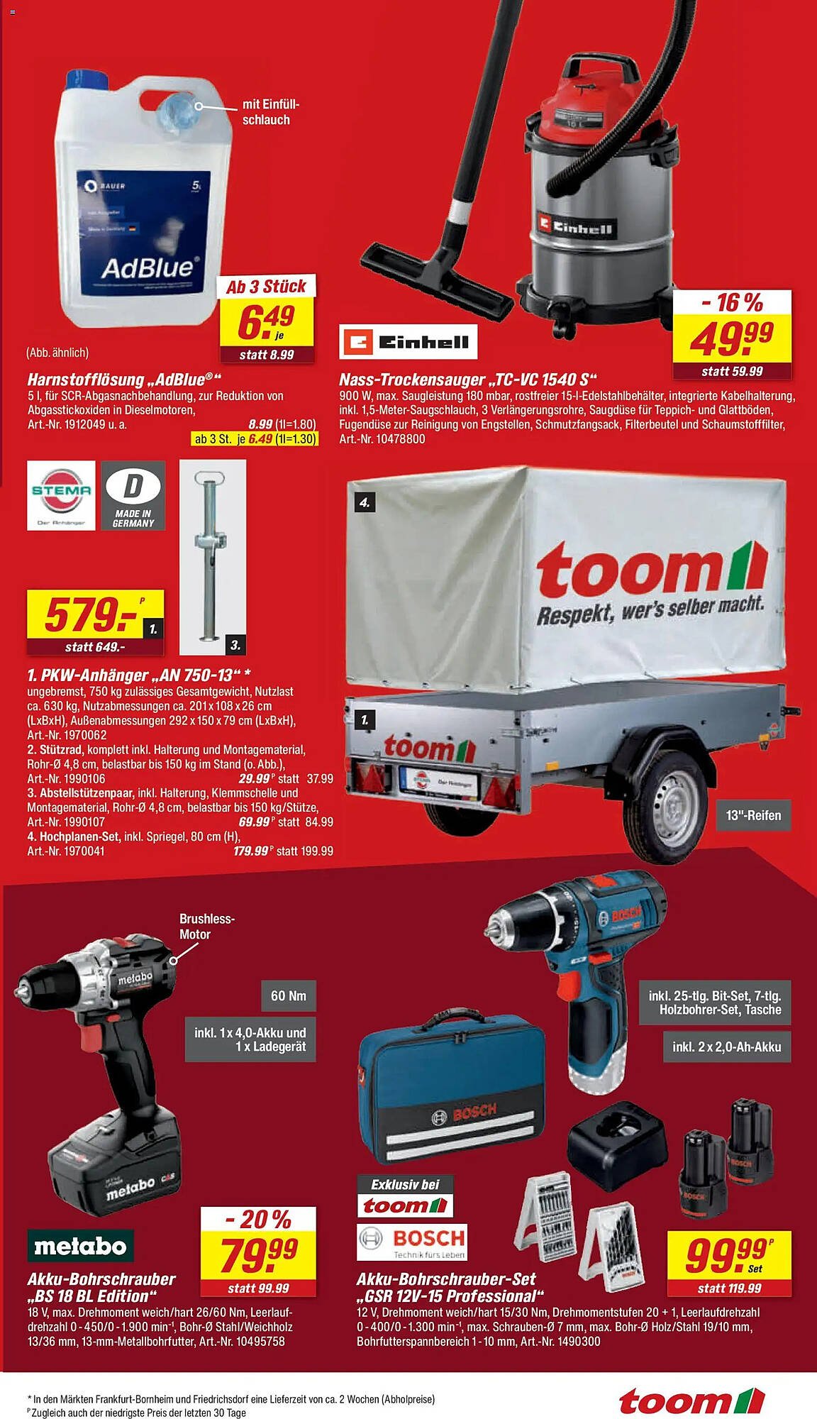 Toom Baumarkt Prospekt