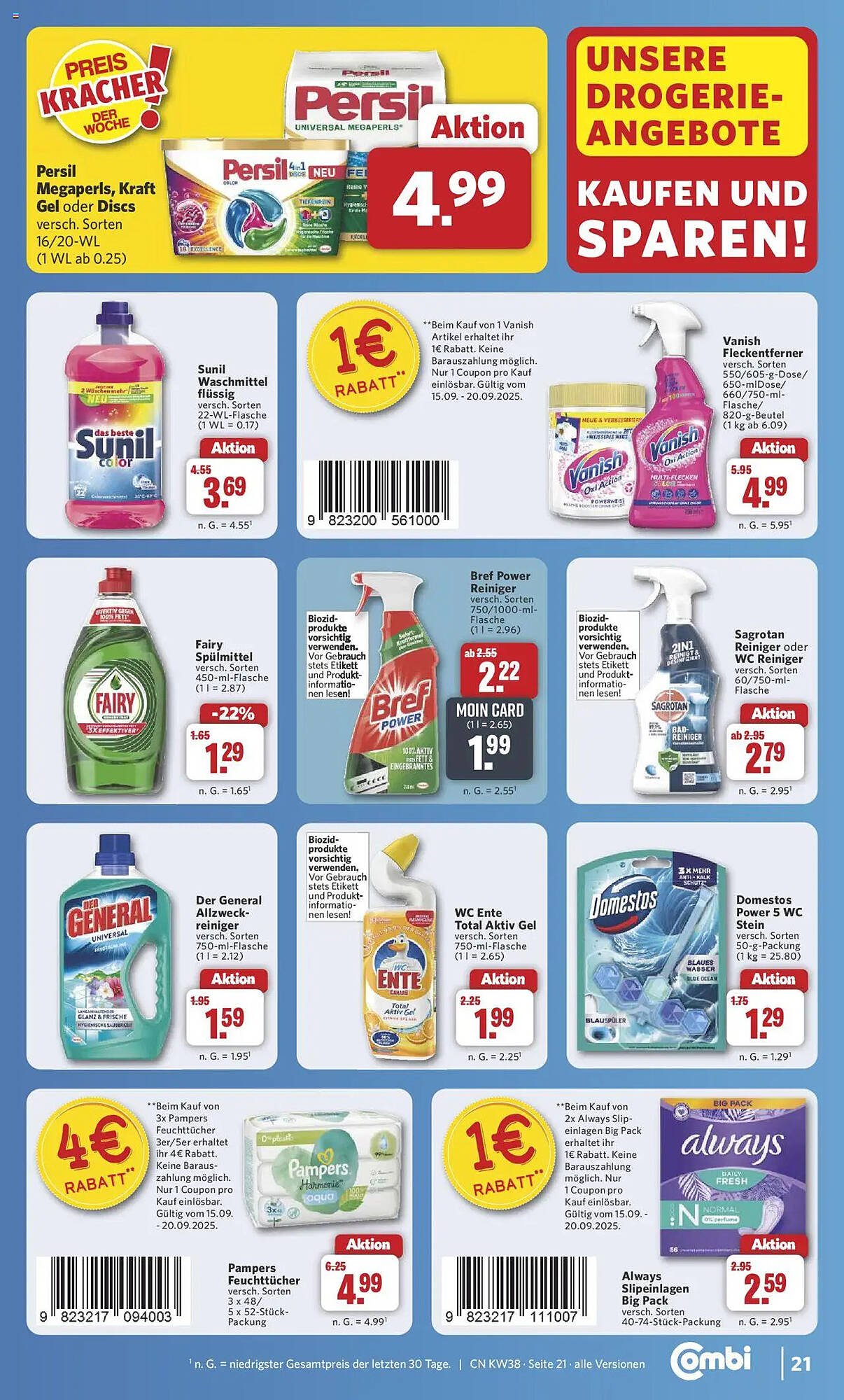 Combi Prospekt (2025-09-15 - 2025-09-20) | 26