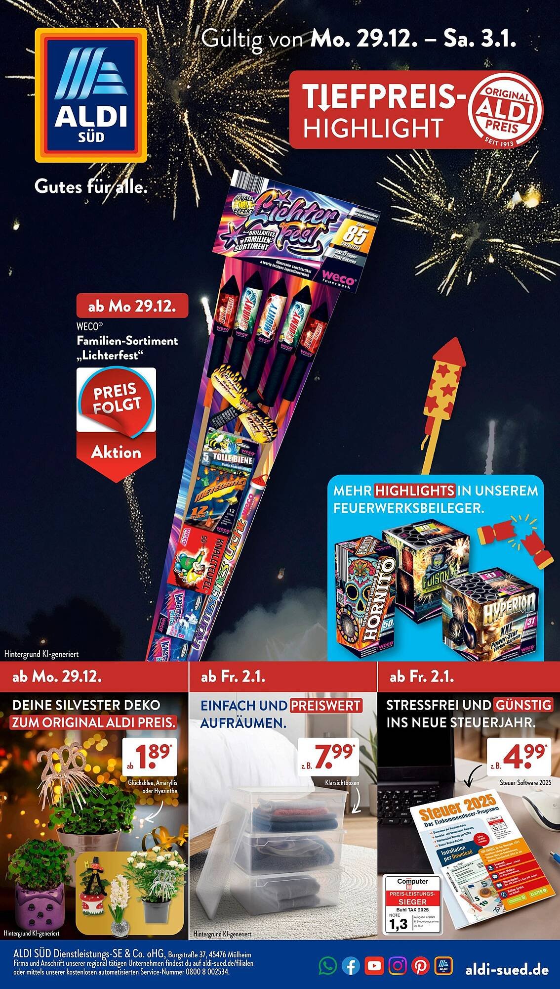 Aldi Süd Prospekt (2025-12-29 - 2026-01-04)
