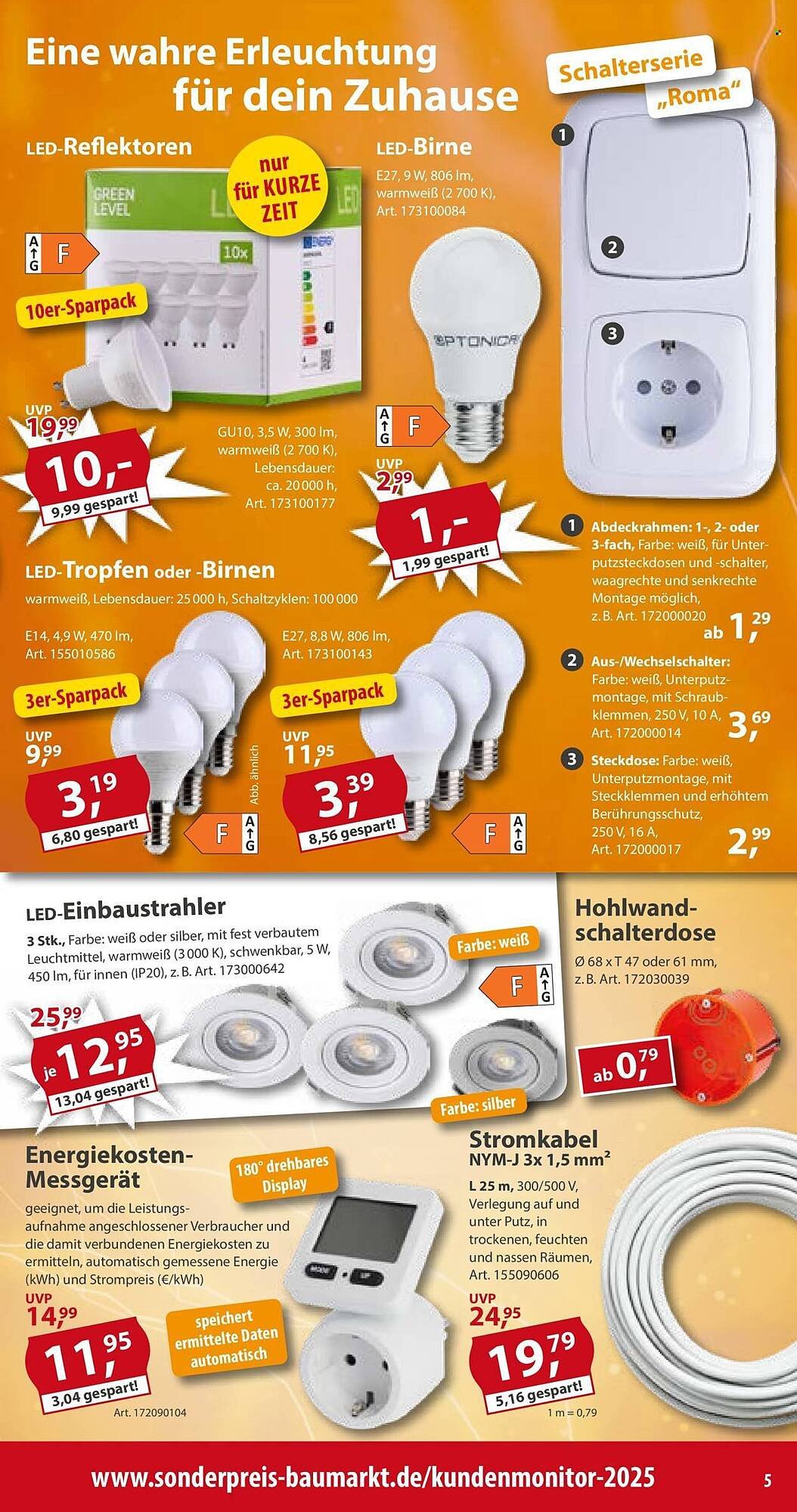 Sonderpreis Baumarkt Prospekt (2026-01-31 - 2026-02-06)