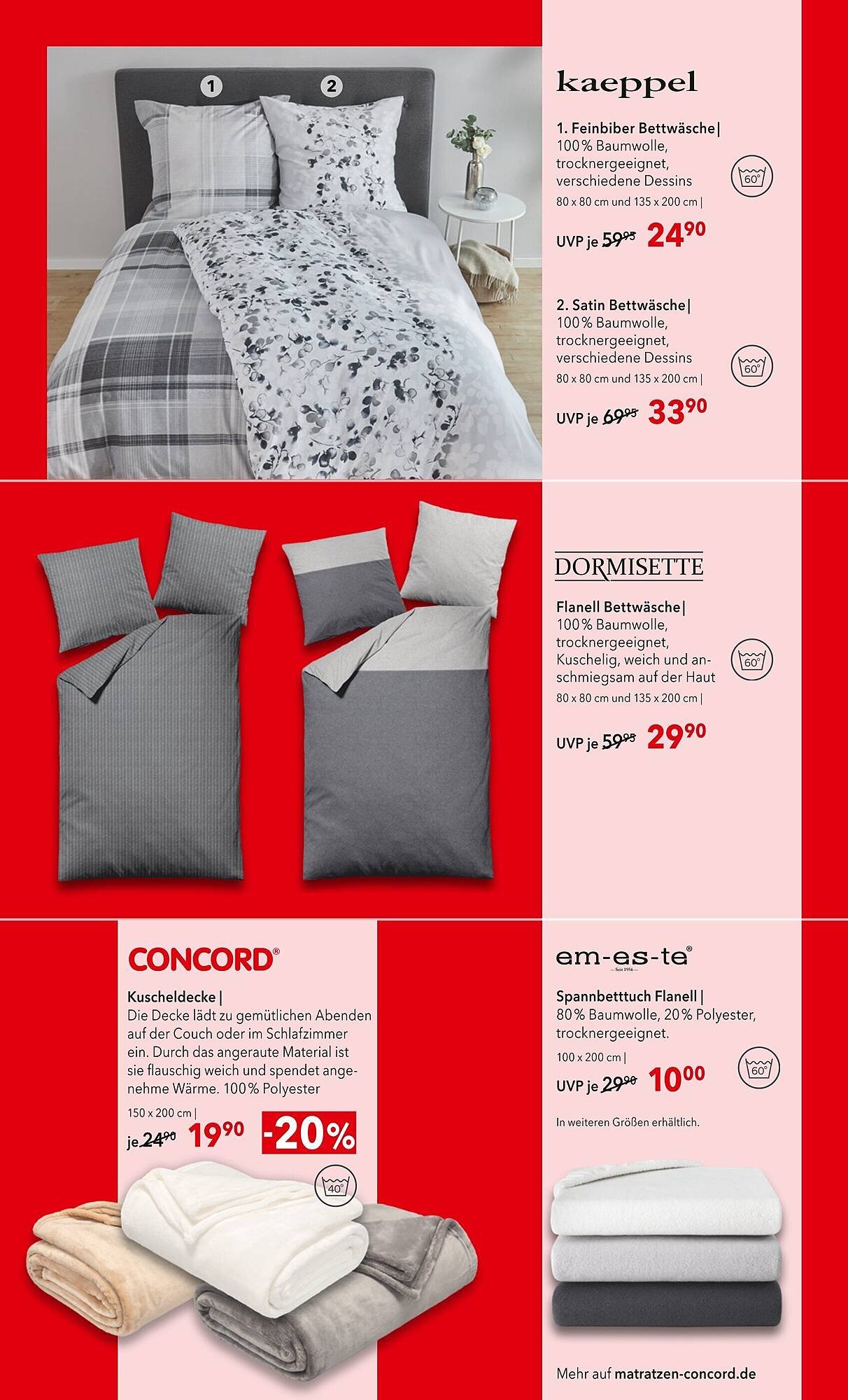 Matratzen Concord Prospekt