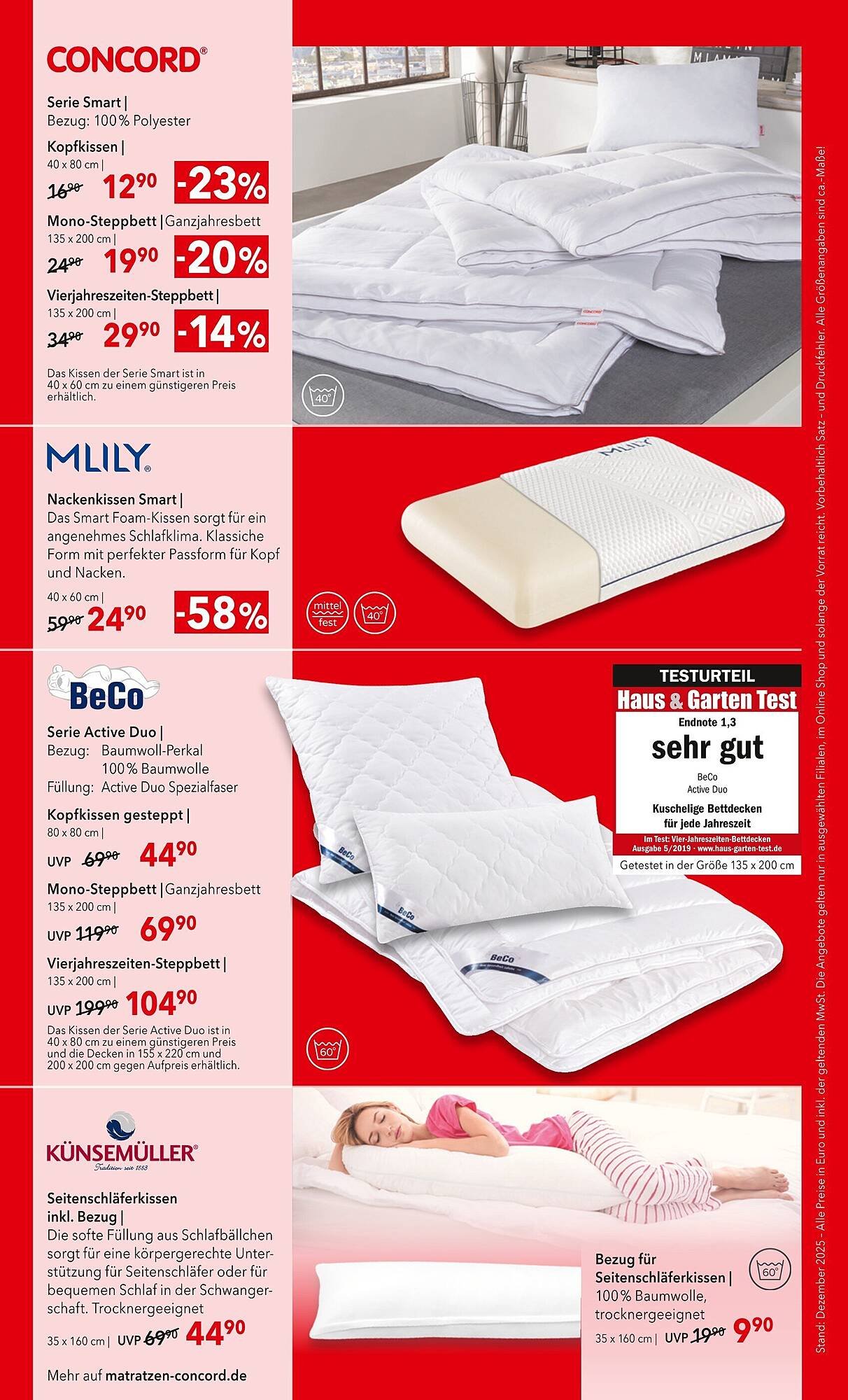 Matratzen Concord Prospekt