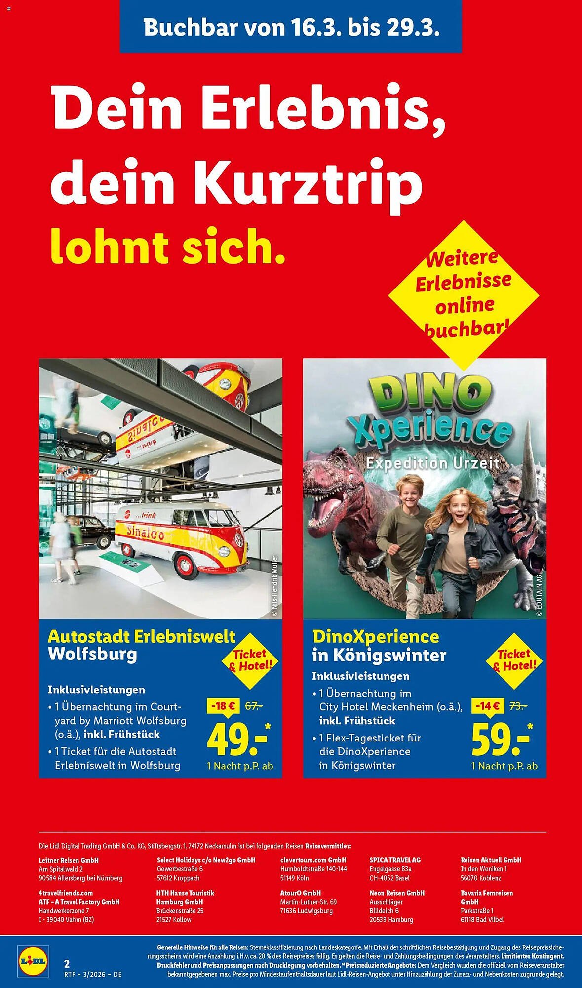 Lidl Reisen Prospekt (2026-03-14 - 2026-04-15)