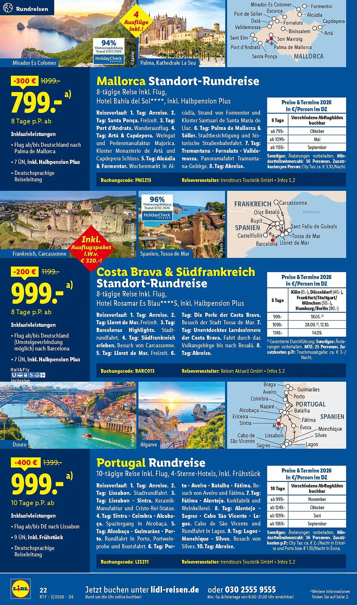 Lidl Reisen Prospekt (2026-03-14 - 2026-04-15)