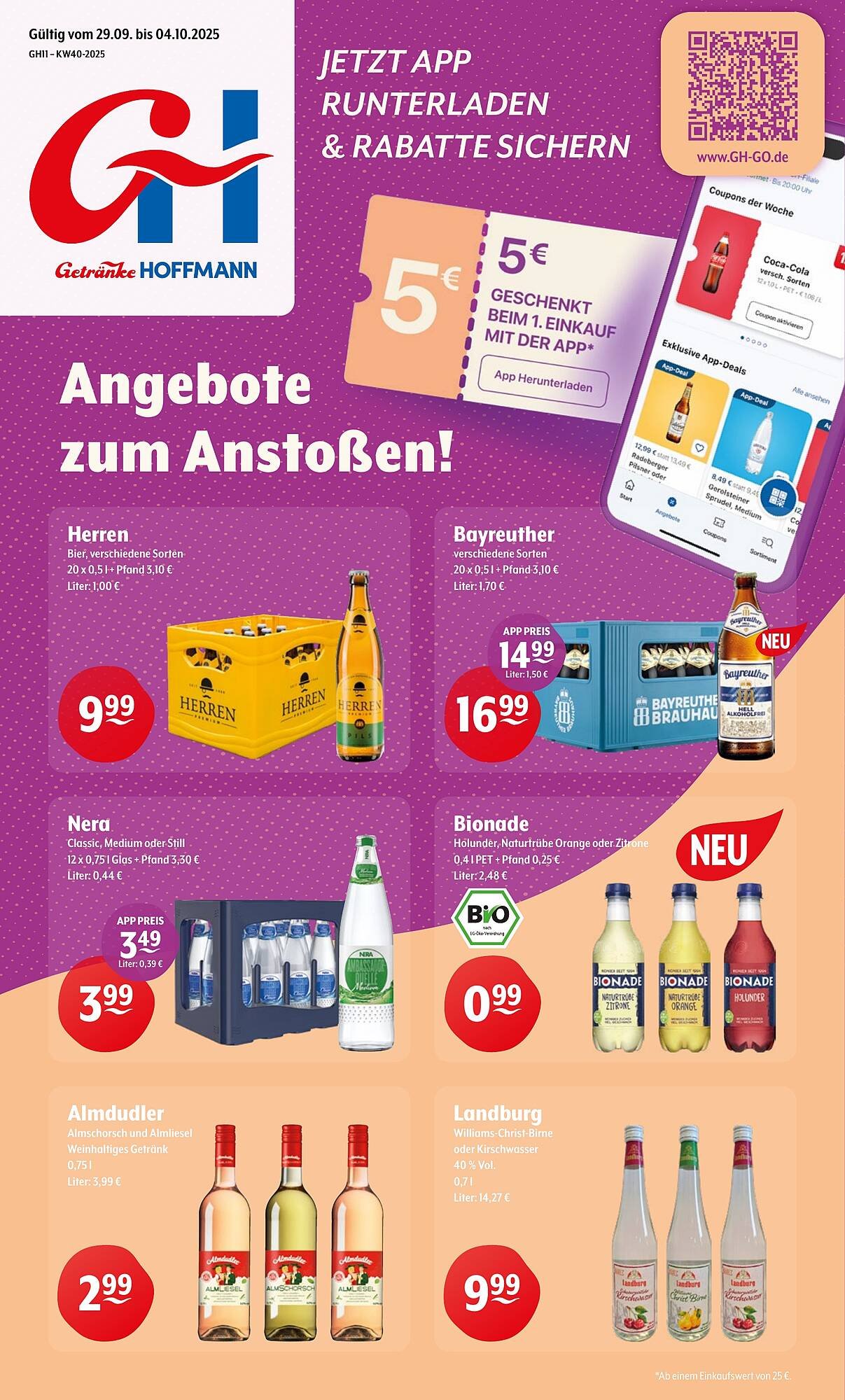 Trink und Spare Prospekt (2025-09-29 - 2025-10-04) | 1